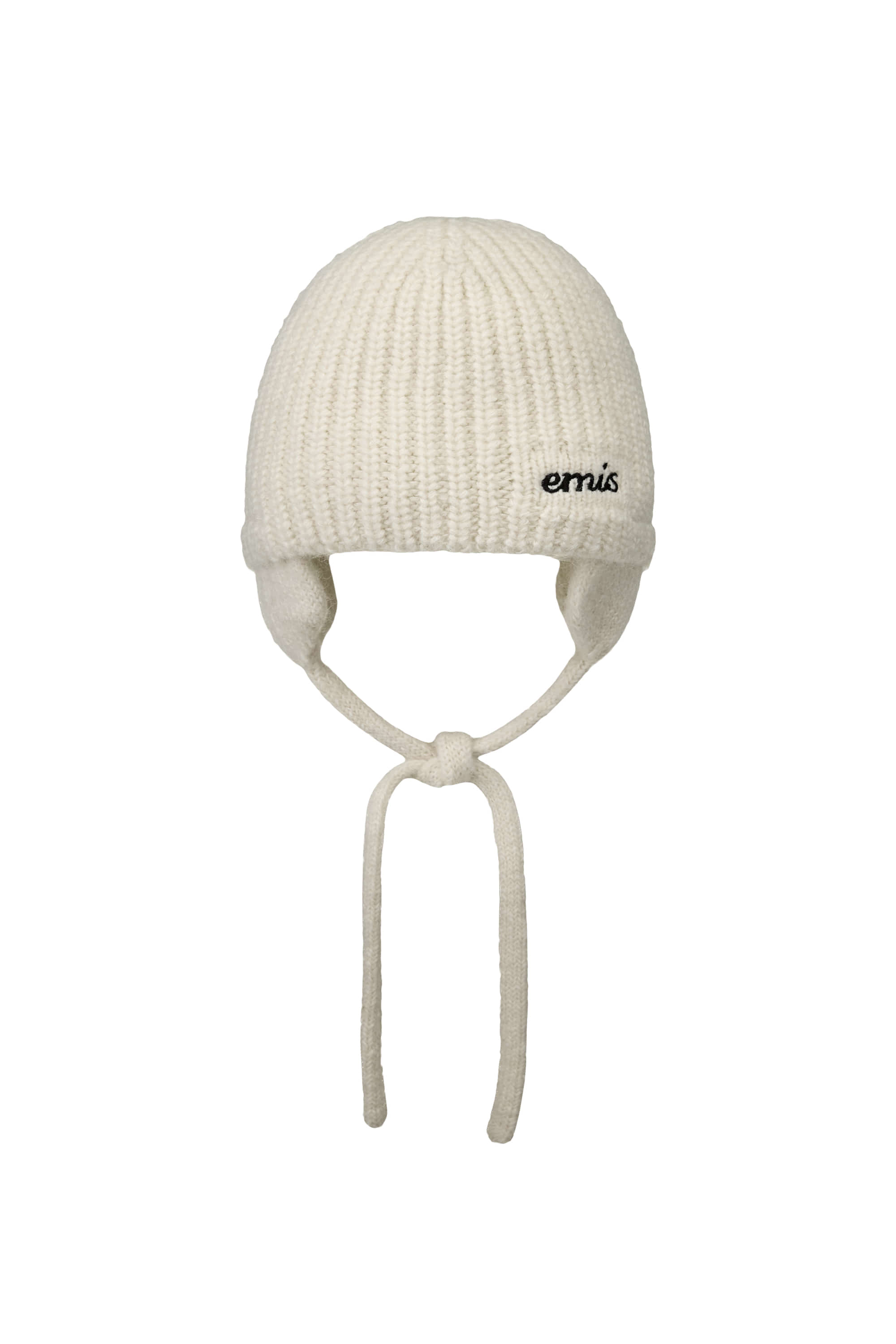 Emis - Earmuff Beanie (Ivory) product image 1 | TRAB K-Fashion Australia