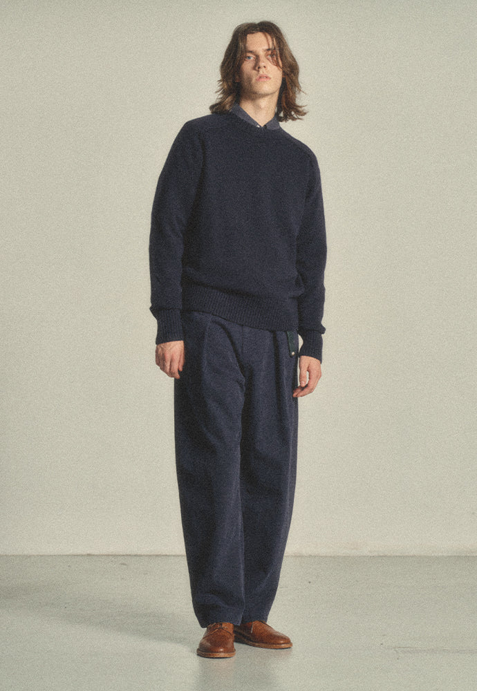 Art if acts - Fingerhole Saddle Neck Knit (Dark Navy) product image 4 | TRAB K-Fashion Australia