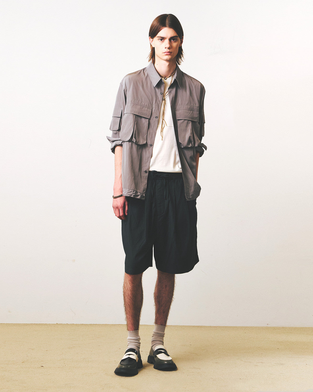 Eastlogue - Multi Cargo Pocket Shirts (Khaki) product image 4 | TRAB K-Fashion Australia