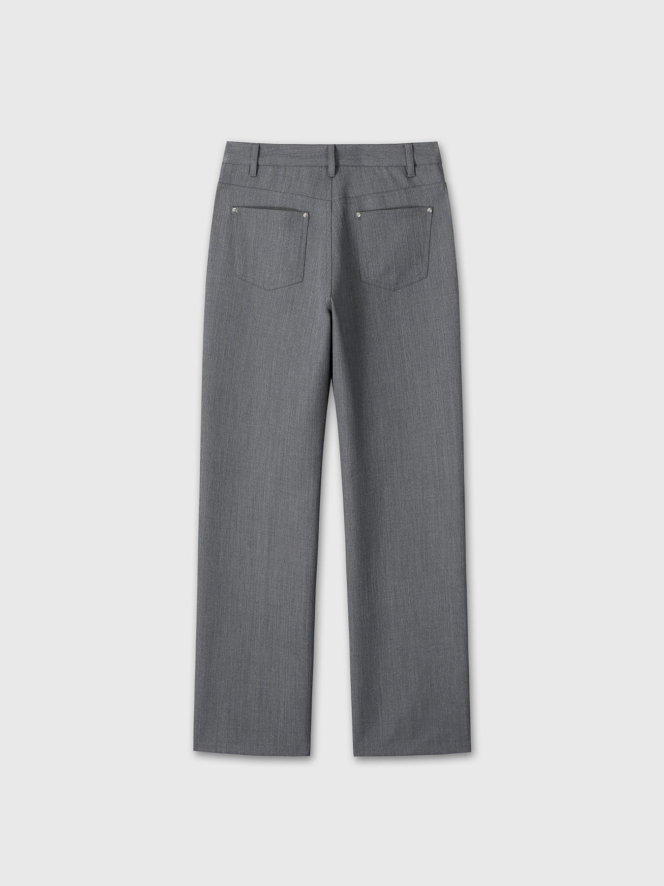 Tonywack - Wool 5 Pocket Straight Pants (Light Grey) product image 8 | TRAB K-Fashion Australia