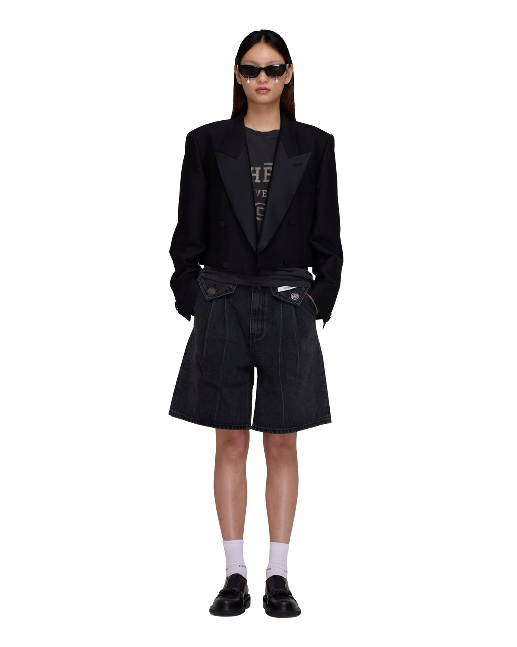 Kimhe Kim - Two Pocket Shorts (Black) product image 1 | TRAB K-Fashion Australia