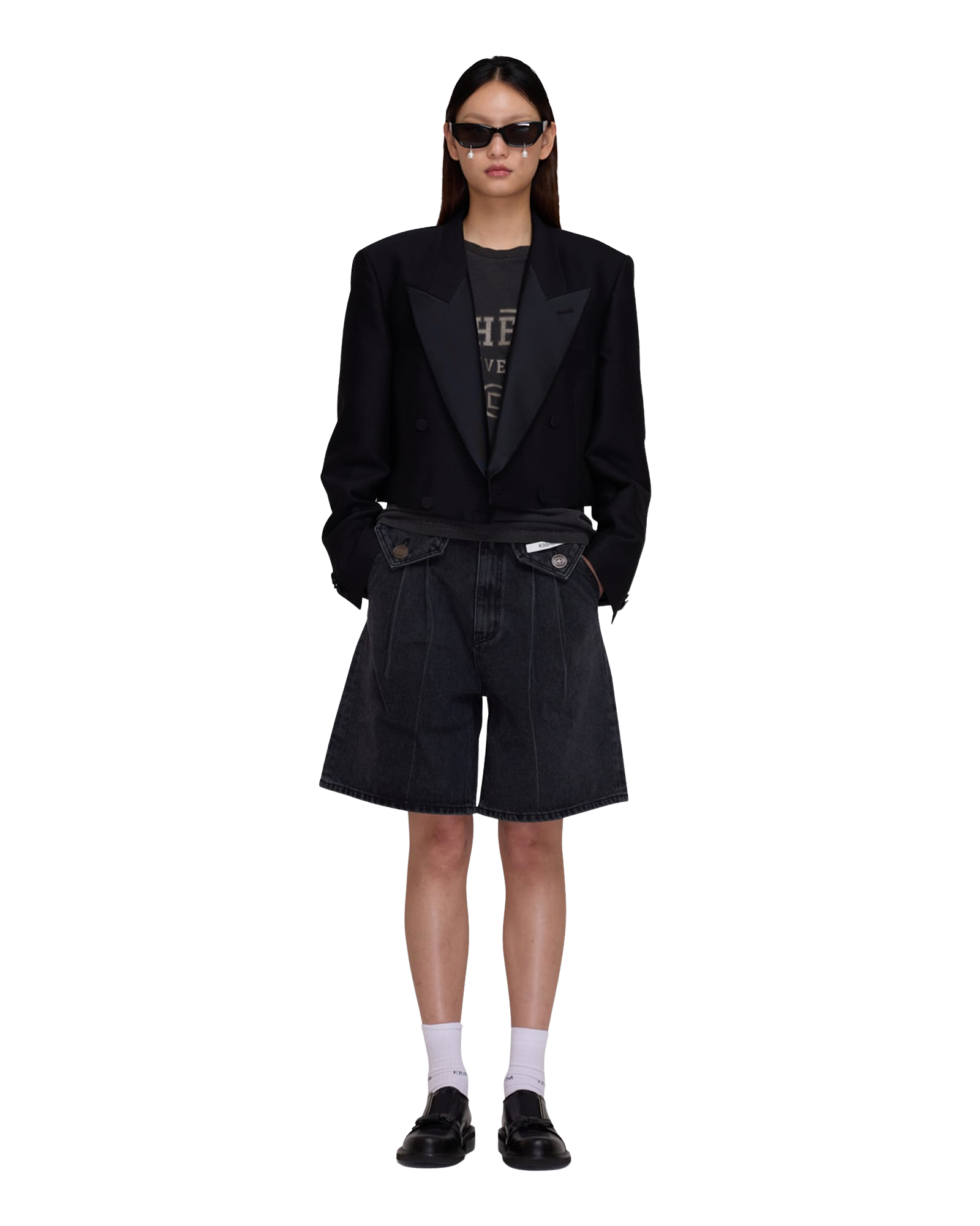 Kimhe Kim - Two Pocket Shorts (Black) product image 1 | TRAB K-Fashion Australia