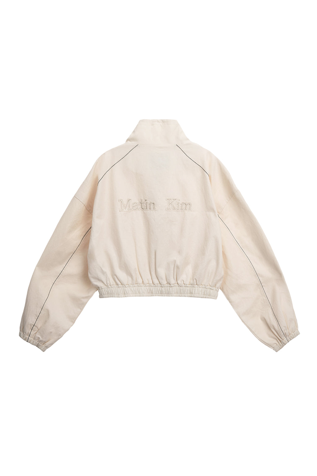 Matin Kim - Matin Rough Coating Crop Bomber (Cream) product image 1 | TRAB K-Fashion Australia