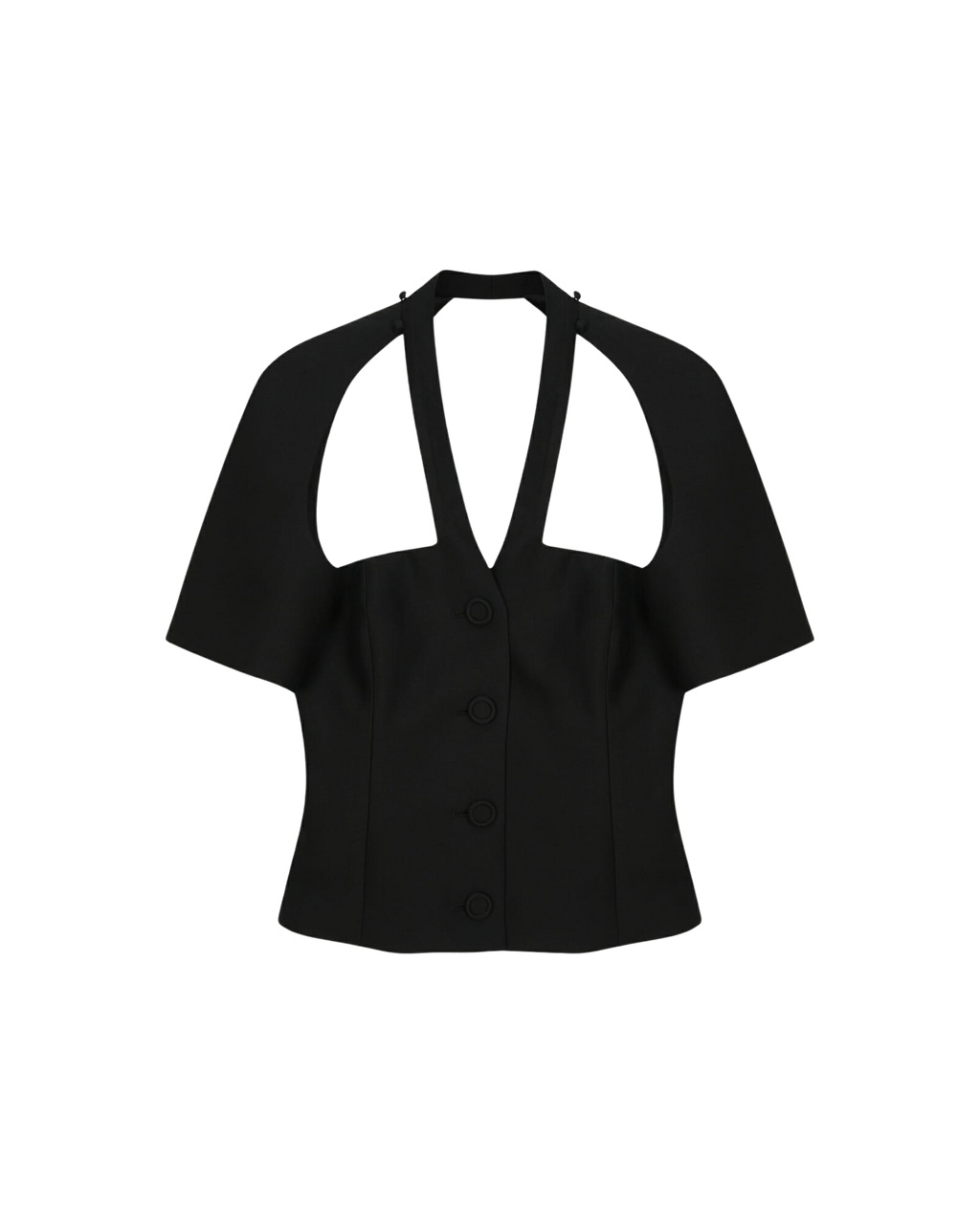 Kimhe Kim - Mw Short Sleeve Top (Black) product image 1 | TRAB K-Fashion Australia