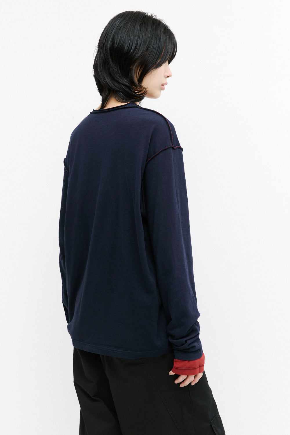 Hatchingroom - Two Face Ringer Tee (Red/Navy) product image 9 | TRAB K-Fashion Australia