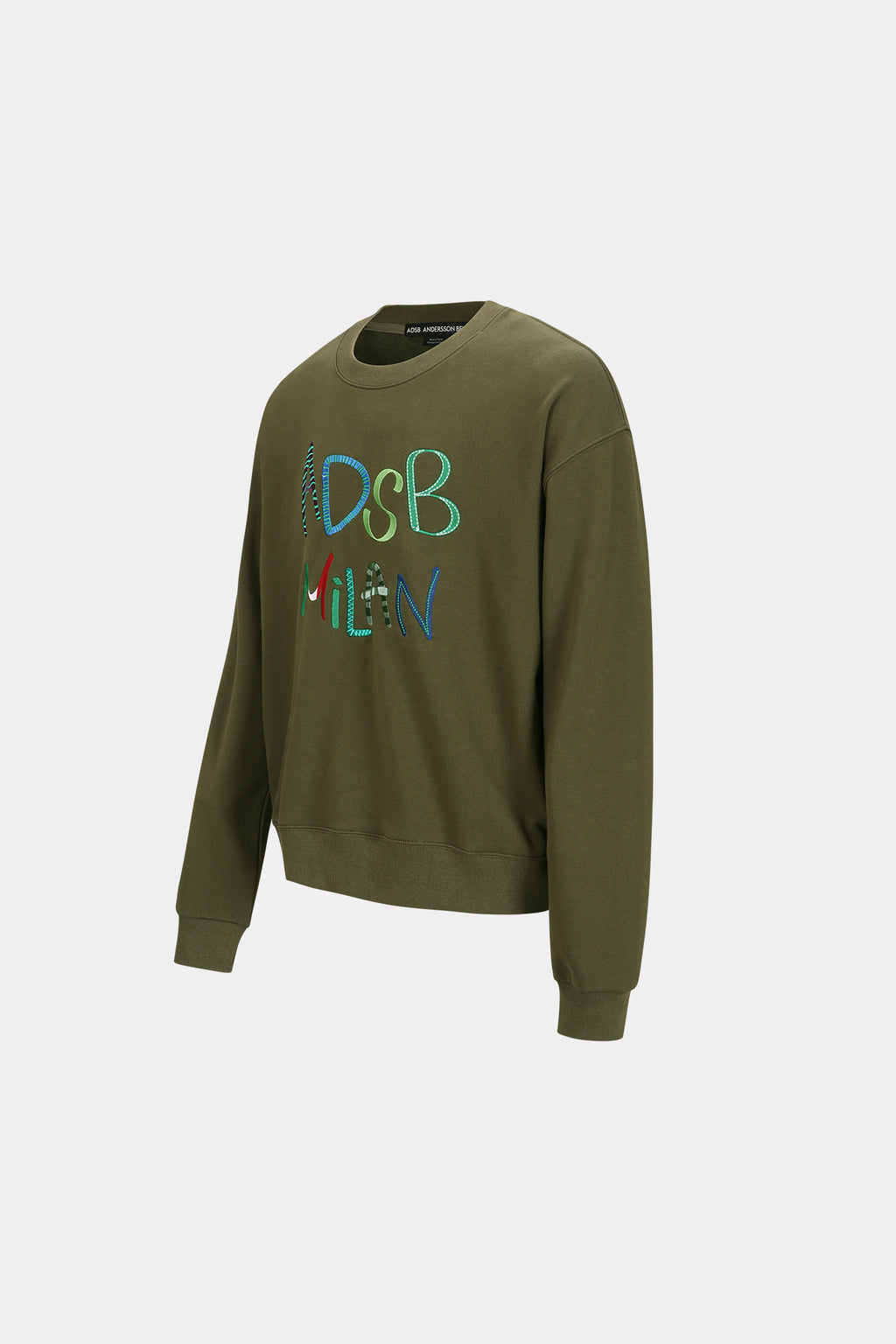Andersson Bell - (essential) Unisex Adsb Milan Embroidery Sweatshirts (Khaki) product image 16 | TRAB K-Fashion Australia