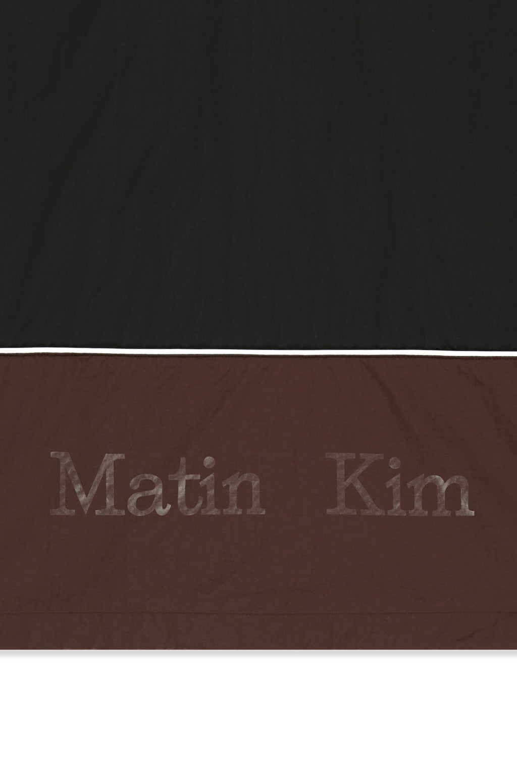 Matin Kim - Contrast Trim Track Zip Up (Black) product image 6 | TRAB K-Fashion Australia
