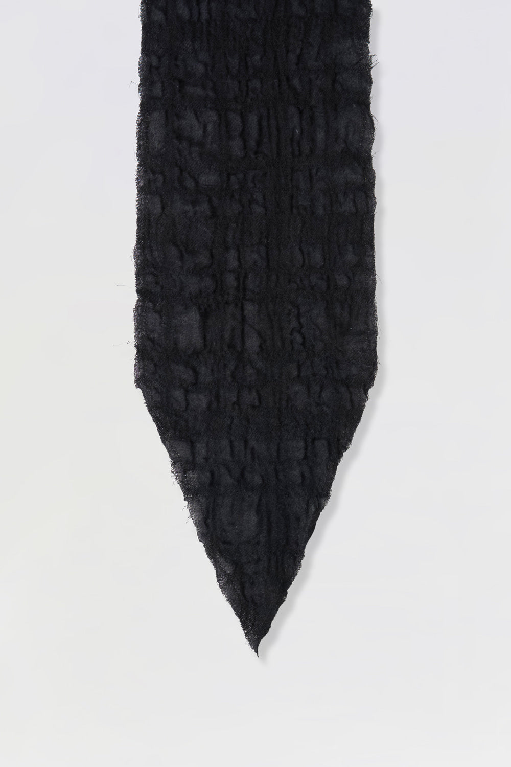 Hatchingroom - Crinkle Gauze Muffler (Black) product image 3 | TRAB K-Fashion Australia