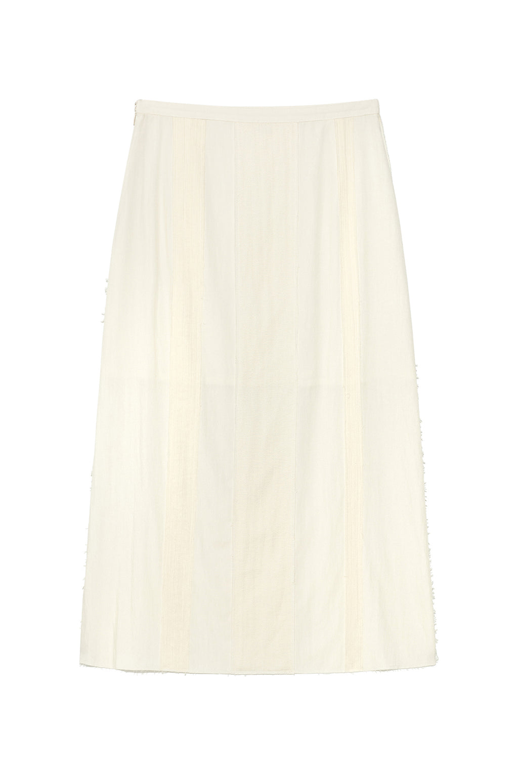 Matin Kim - Hook And Eye String Long Skirt (Ivory) product image 2 | TRAB K-Fashion Australia