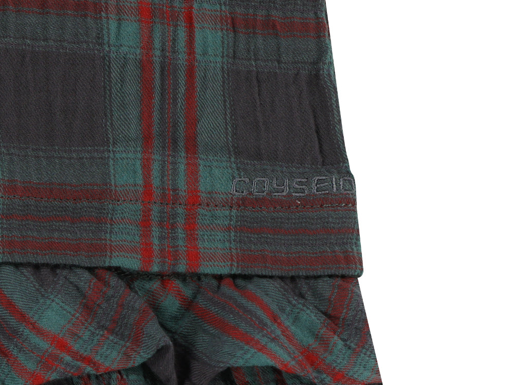 Coyseio - Raw Edge Check One Piece (Purple) product image 15 | TRAB K-Fashion Australia