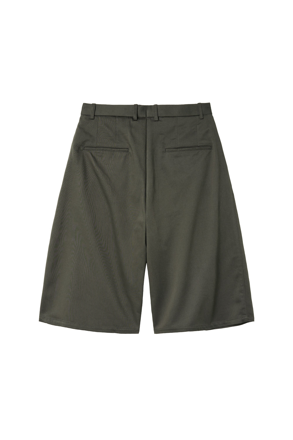 Hatchingroom - Two Pleats Shorts Dark (Khaki) product image 2 | TRAB K-Fashion Australia