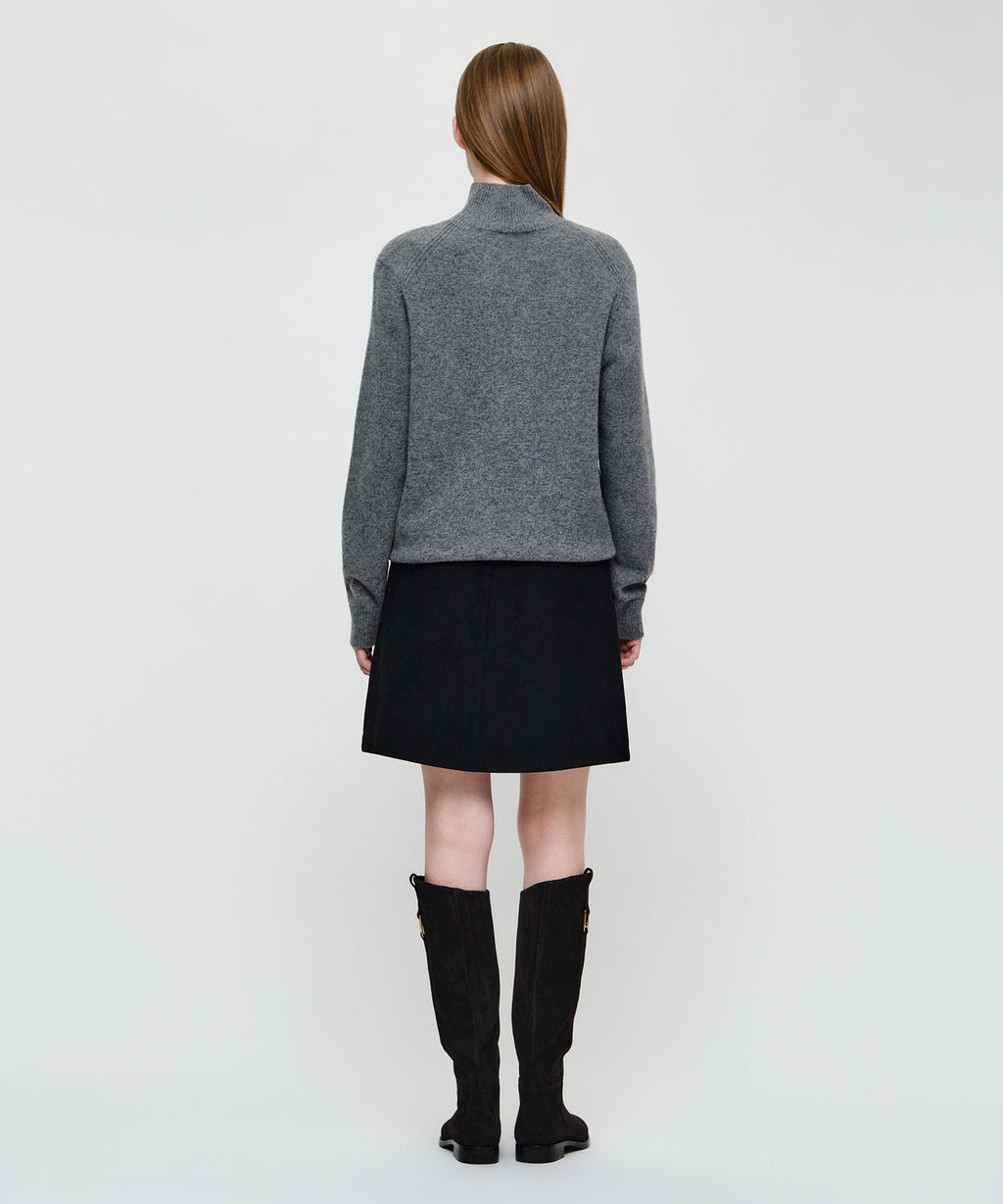Marithe & Francois Girbaud - Suede Wrap Skirt (Black) product image 4 | TRAB K-Fashion Australia