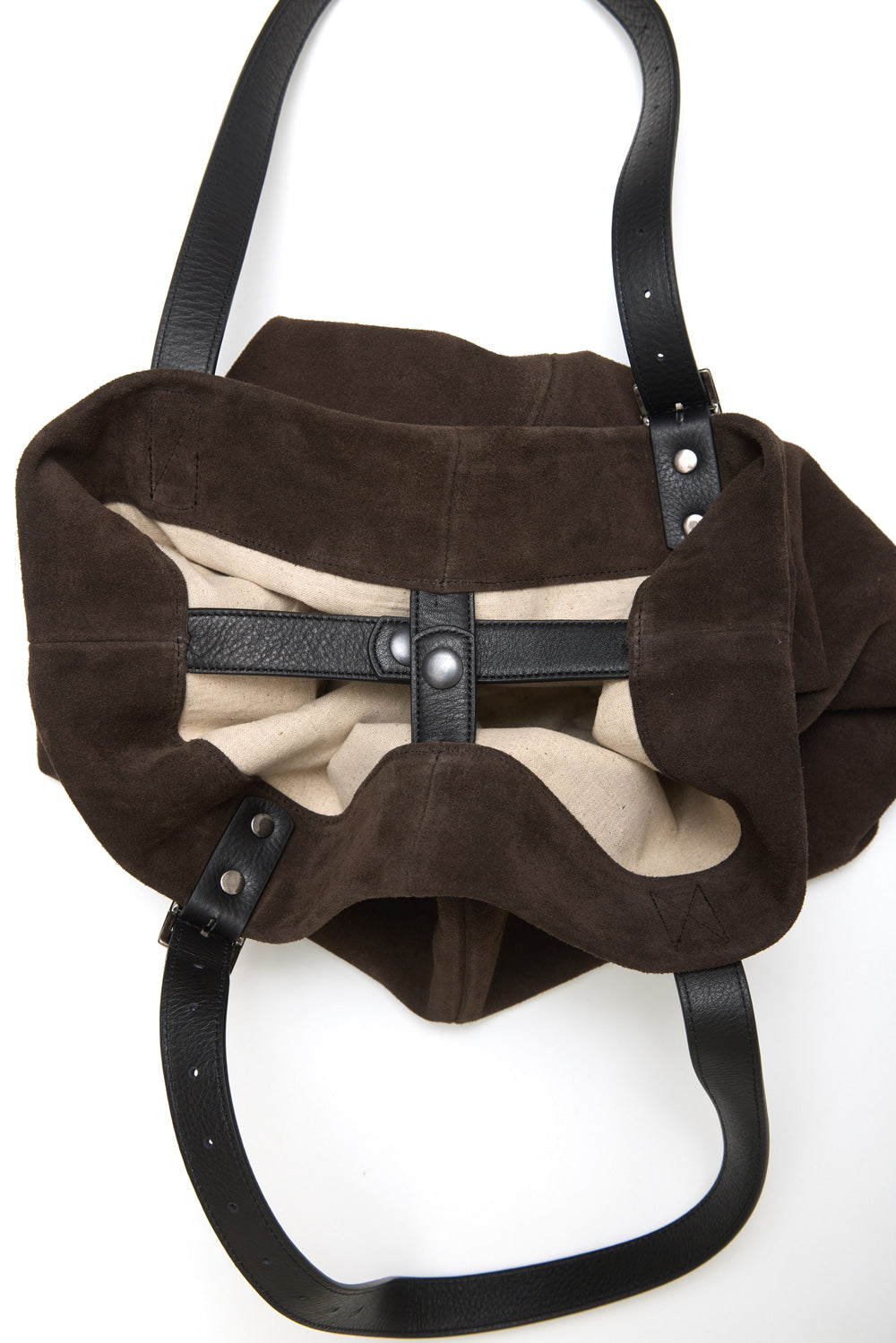 Hatchingroom - Suede Tote (Charcoal) product image 5 | TRAB K-Fashion Australia