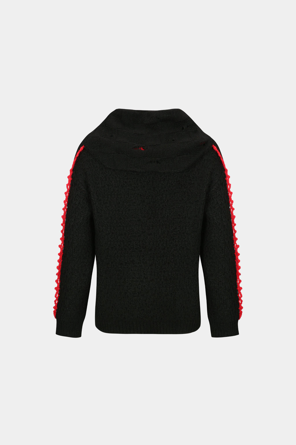Andersson Bell - Arelin Shawl Layered Sweater (Black) product image 6 | TRAB K-Fashion Australia