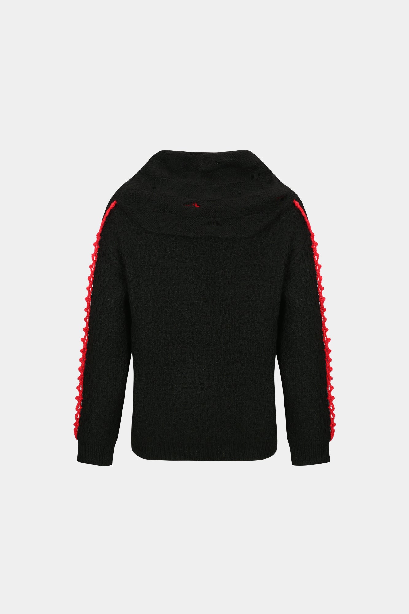 Andersson Bell - Arelin Shawl Layered Sweater (Black) product image 6 | TRAB K-Fashion Australia