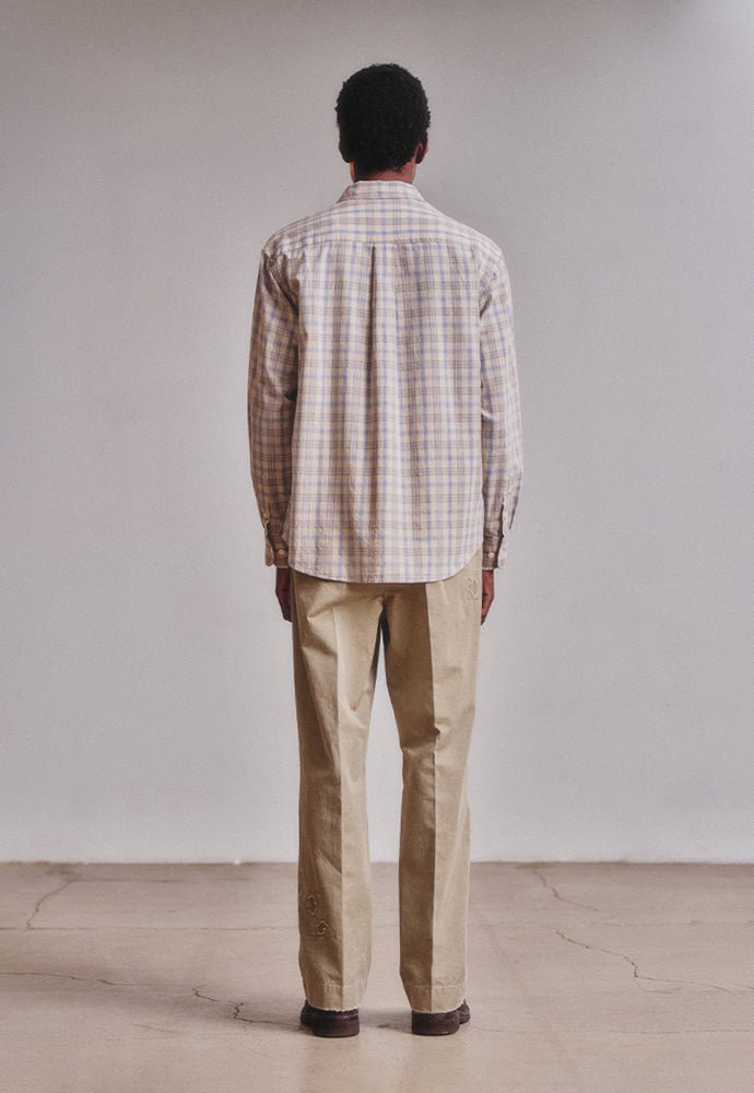 Art if acts - French Check Shirt (Cliff/Blue) product image 5 | TRAB K-Fashion Australia