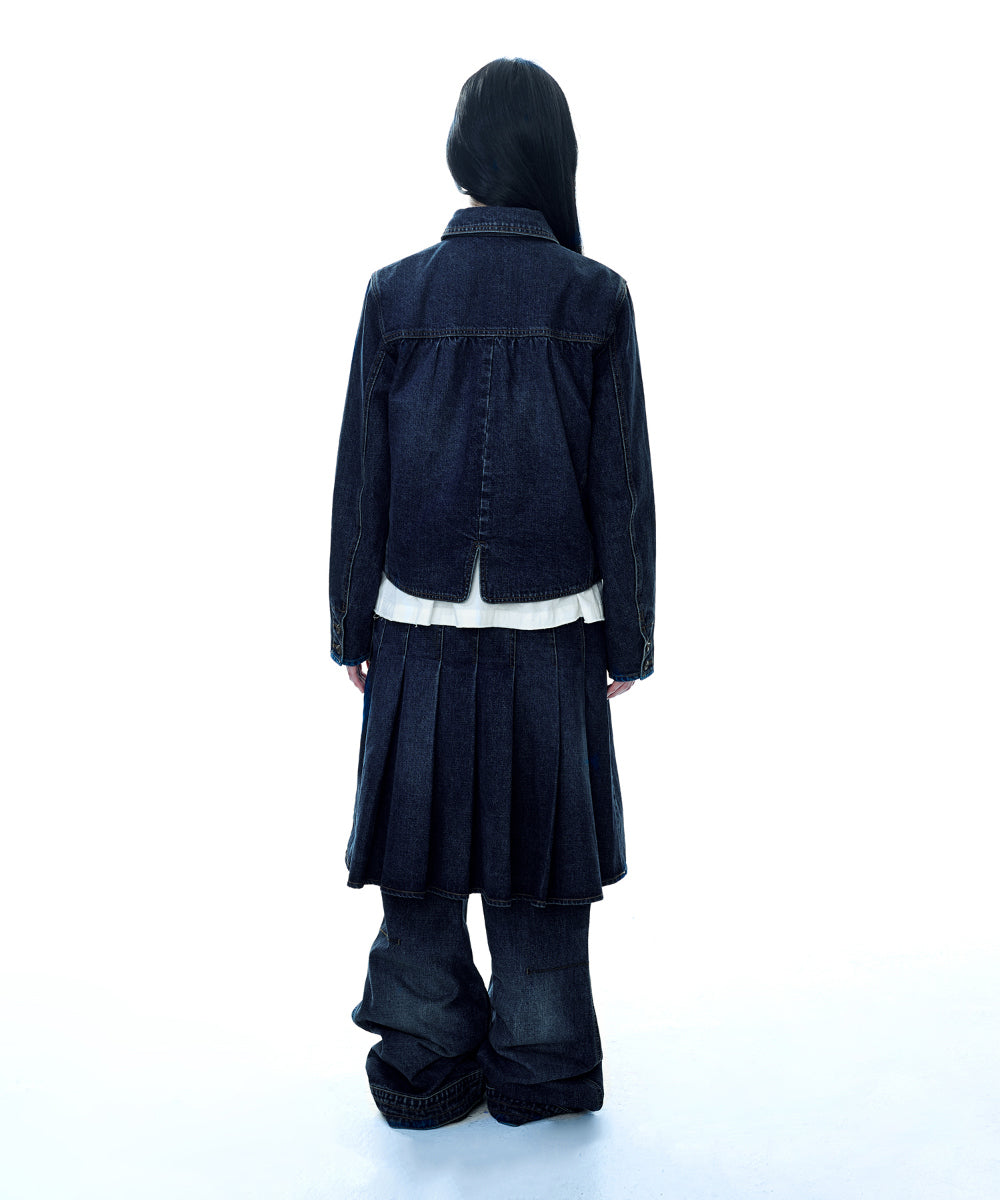 Coyseio - Deep Denim Jacket (Navy) product image 17 | TRAB K-Fashion Australia