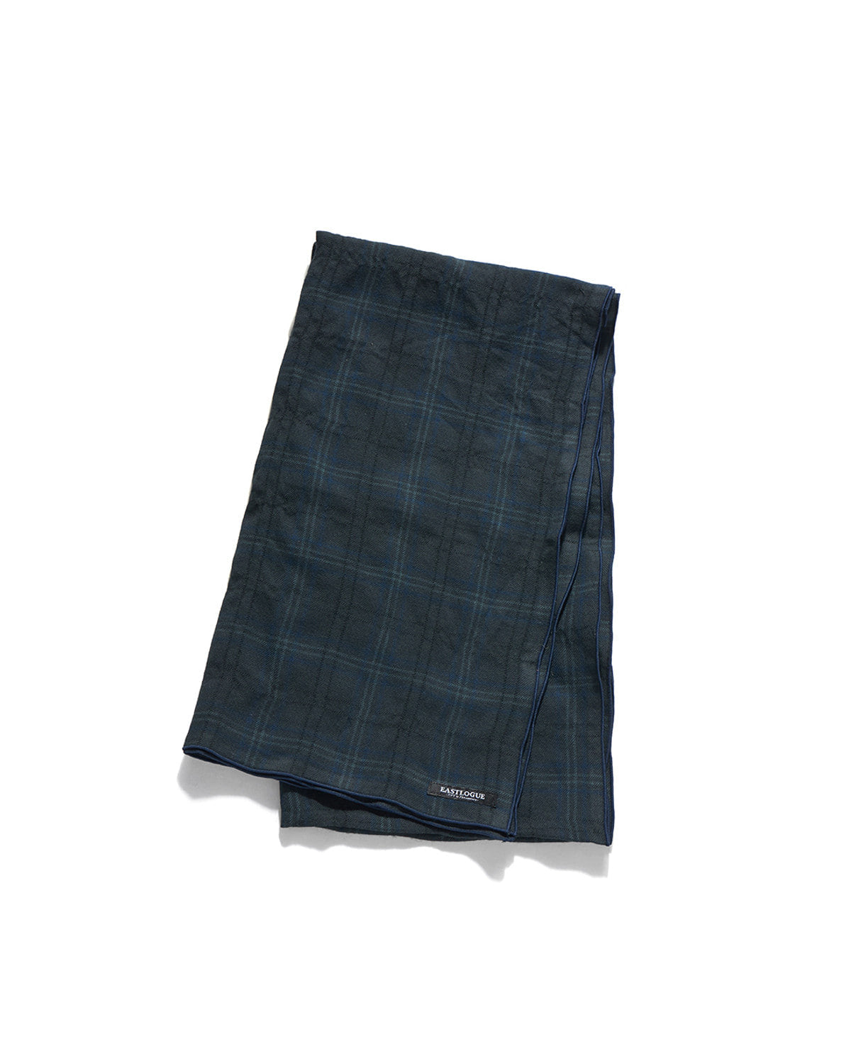 Eastlogue - Pattern Scarf (D.navy & Blue Check) product image 5 | TRAB K-Fashion Australia
