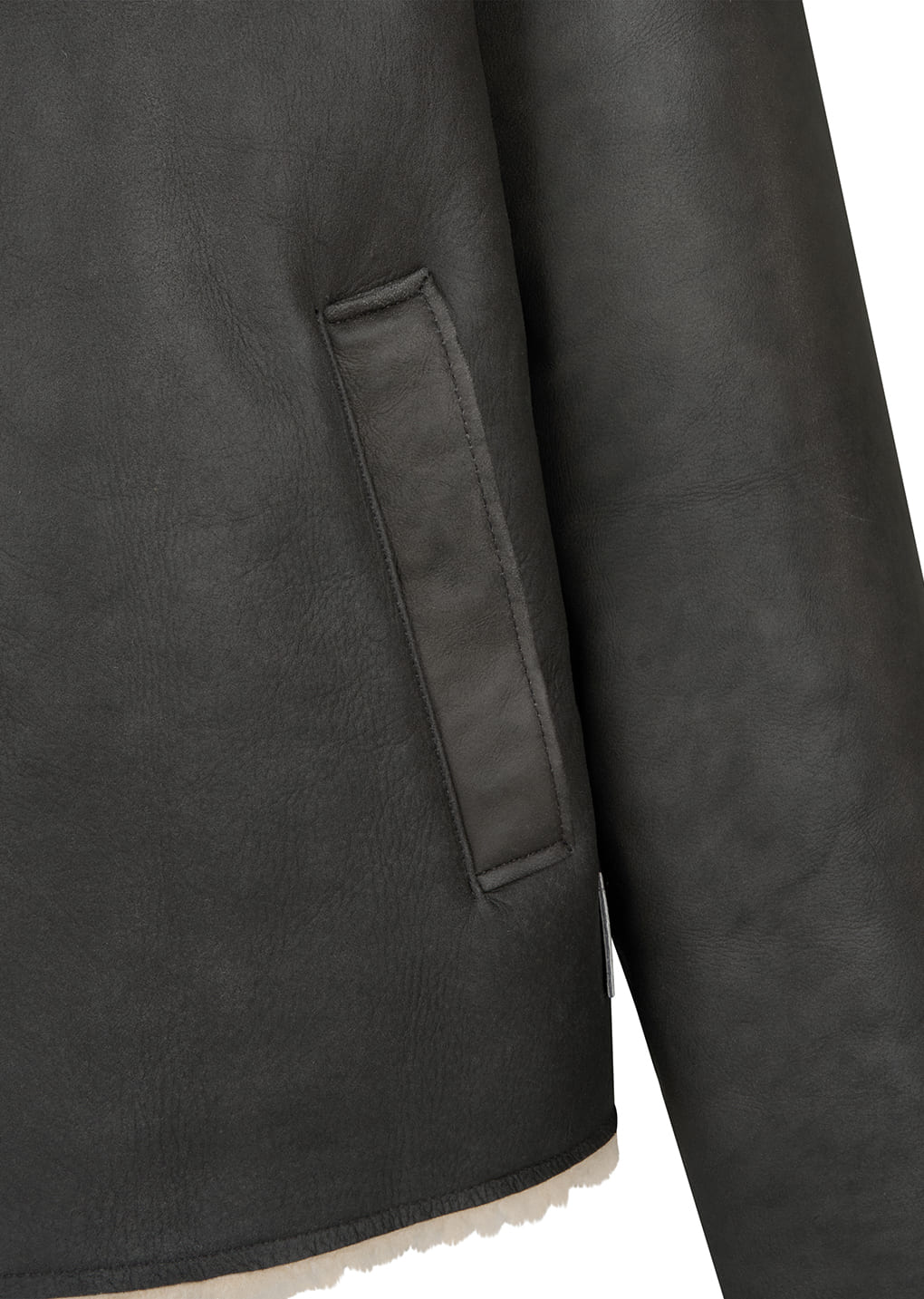 Amomento - [Pre-Order] lambskin shearling jumper (Khaki) product image 15 | TRAB K-Fashion Australia