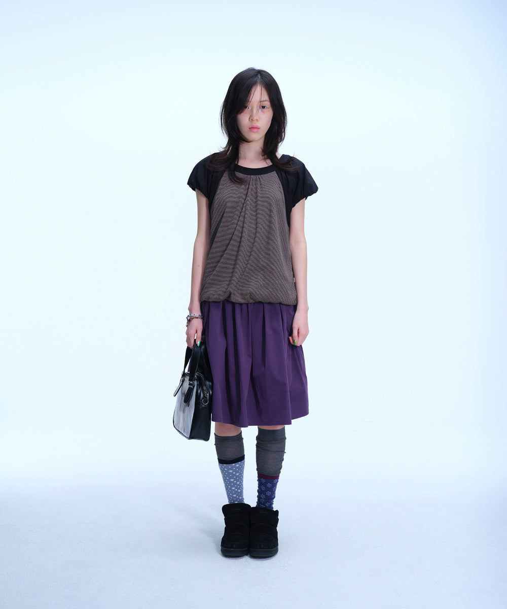Coyseio - Puff Shirring T-Shirt (Black) product image 11 | TRAB K-Fashion Australia