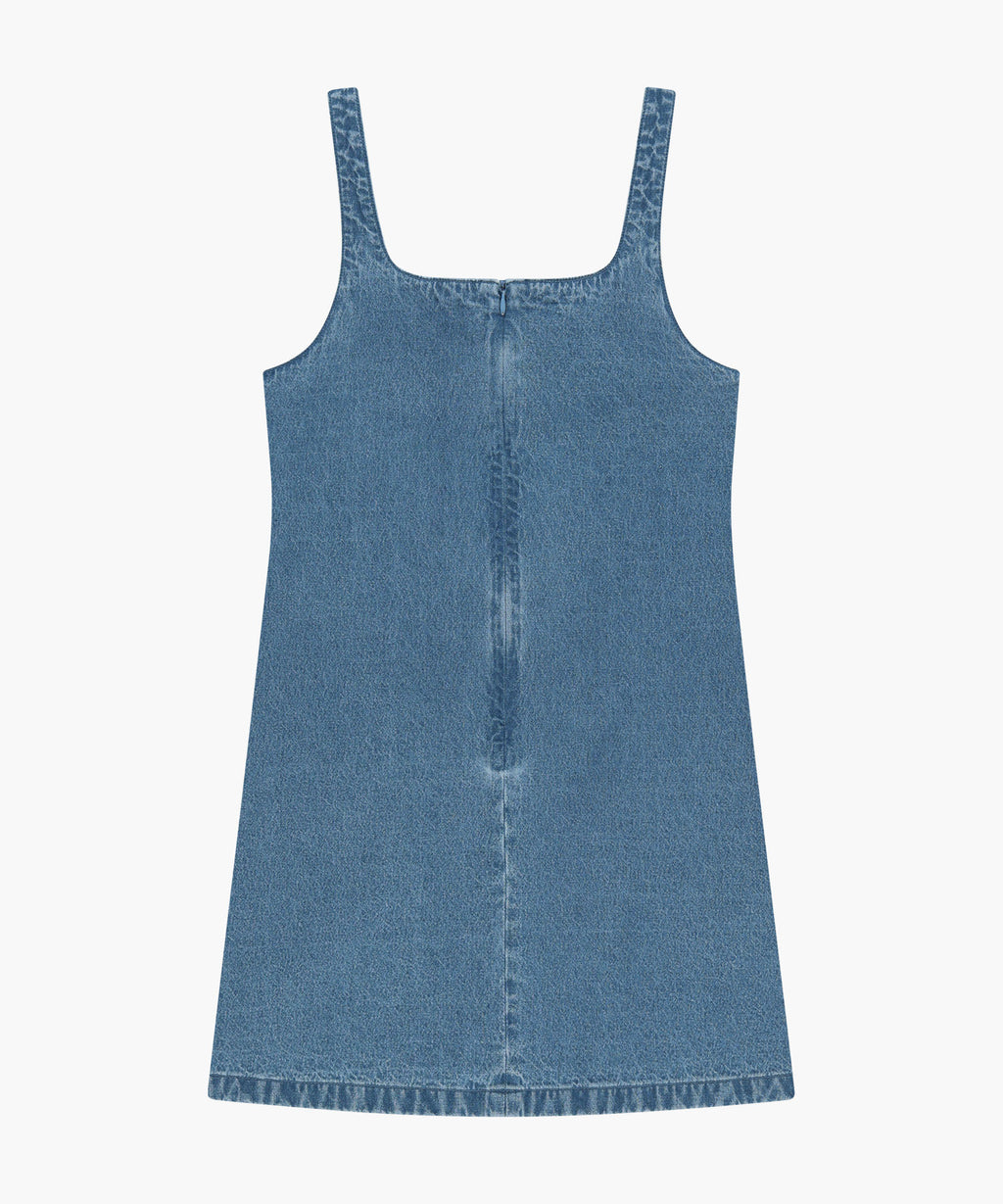 Marithe & Francois Girbaud - Denim Sleeveless Dress (Light Blue) product image 6 | TRAB K-Fashion Australia