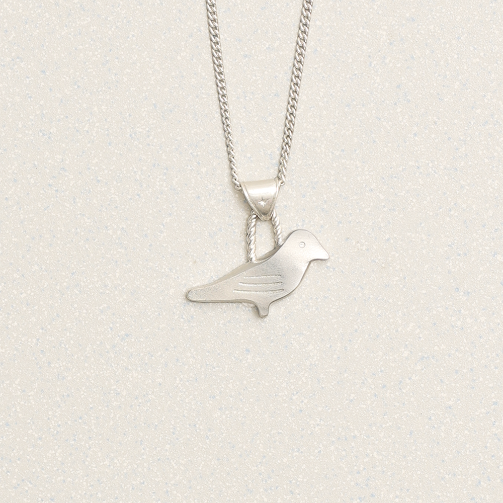Towtow Archive - Pipi Statue Necklace (Silver) product image 1 | TRAB K-Fashion Australia