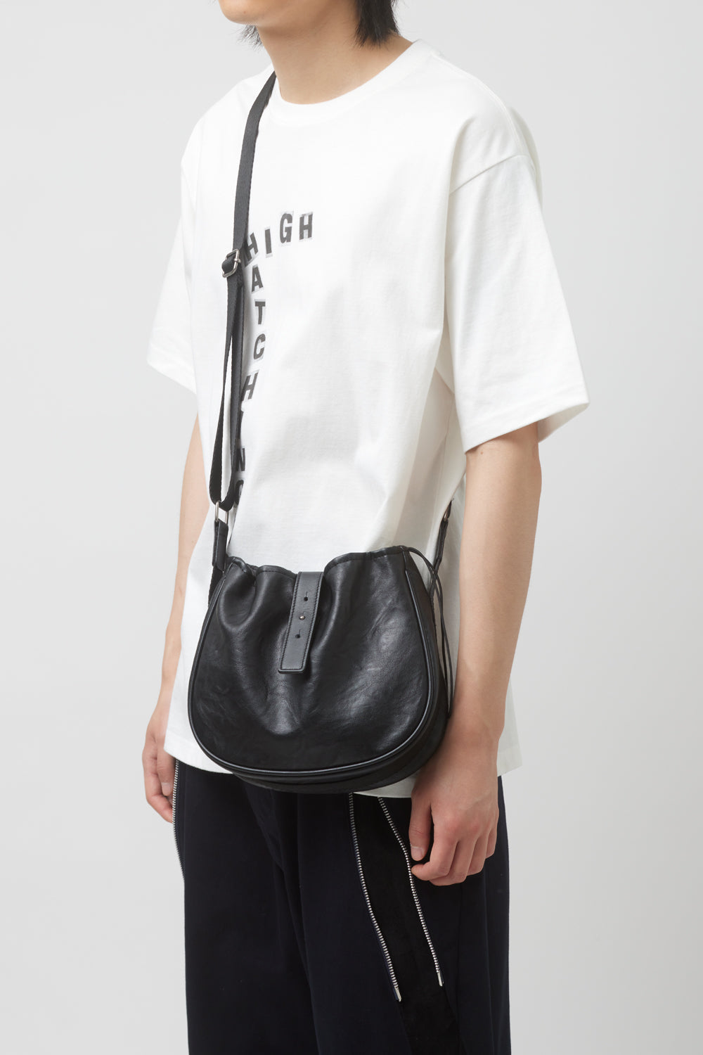 Hatchingroom - Wavy Bag Mini Faux Leather (Black) product image 10 | TRAB K-Fashion Australia