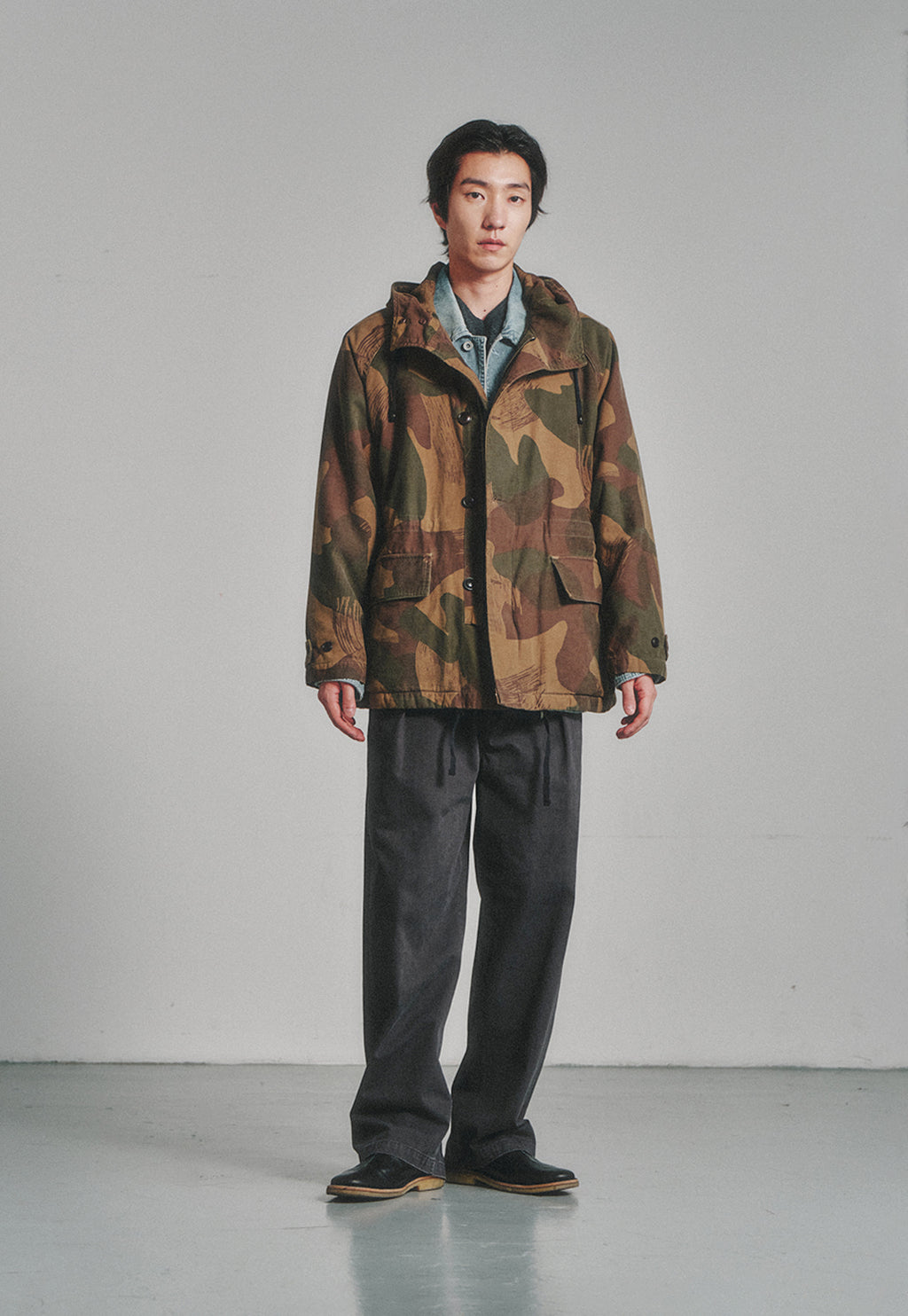 Art if acts - Camo Mil Parka (UK Brushstroke Wood) product image 2 | TRAB K-Fashion Australia