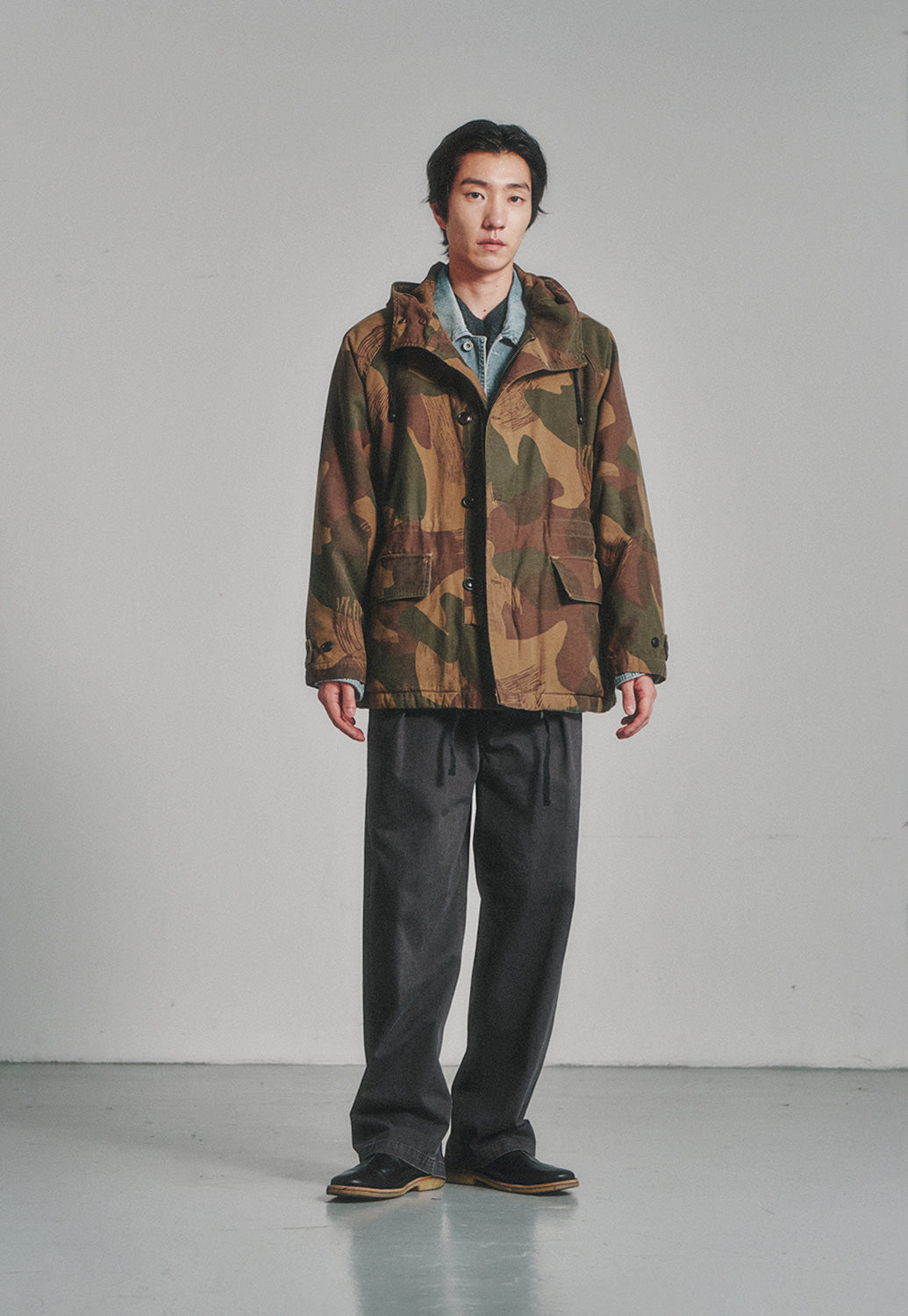 Art if acts - Camo Mil Parka (UK Brushstroke Wood) product image 2 | TRAB K-Fashion Australia