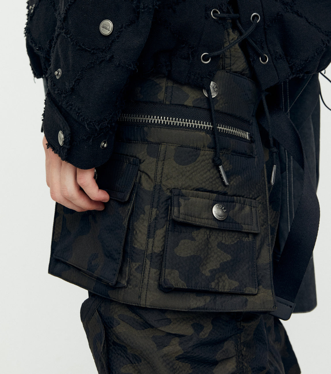 Andersson Bell - 3way Camouflage Pocket Bag (Green) product image 6 | TRAB K-Fashion Australia