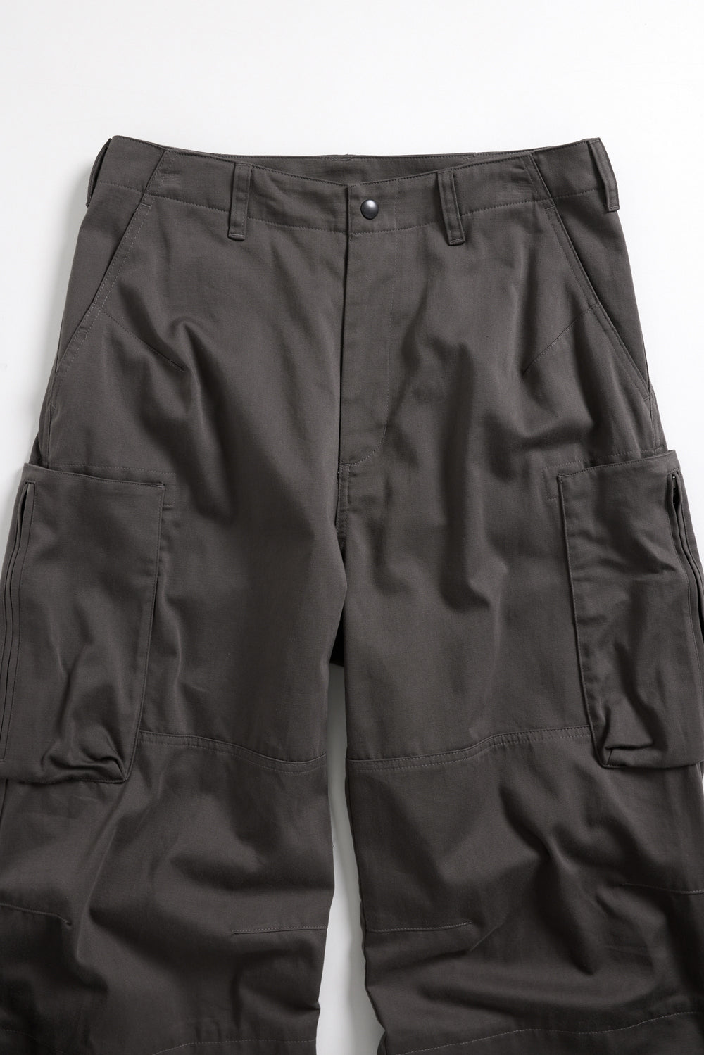 Hatchingroom - Zip Cargo Work Pants Mud (Brown) product image 4 | TRAB K-Fashion Australia