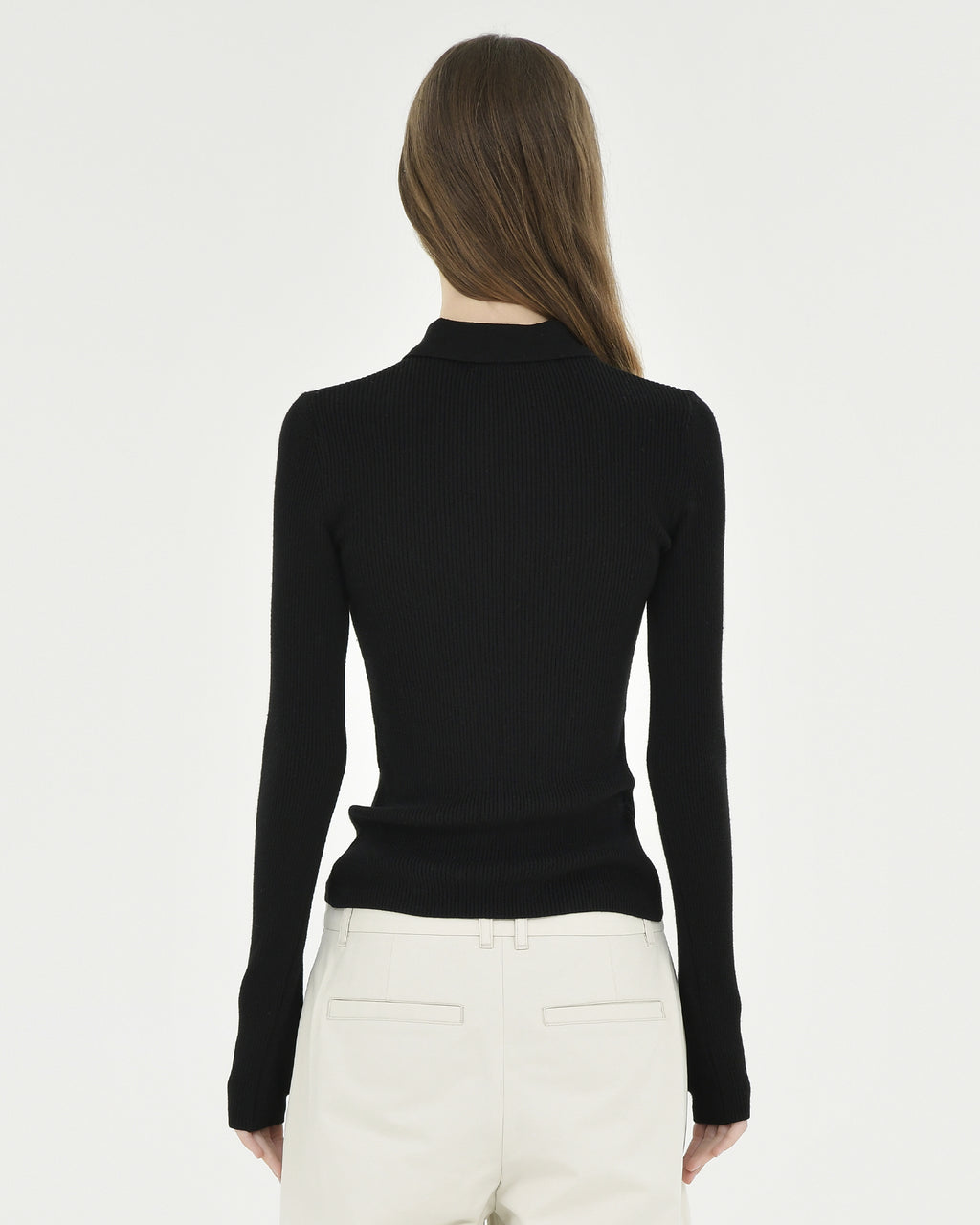 Brownyard - Collar Cardigan (Black) product image 2 | TRAB K-Fashion Australia