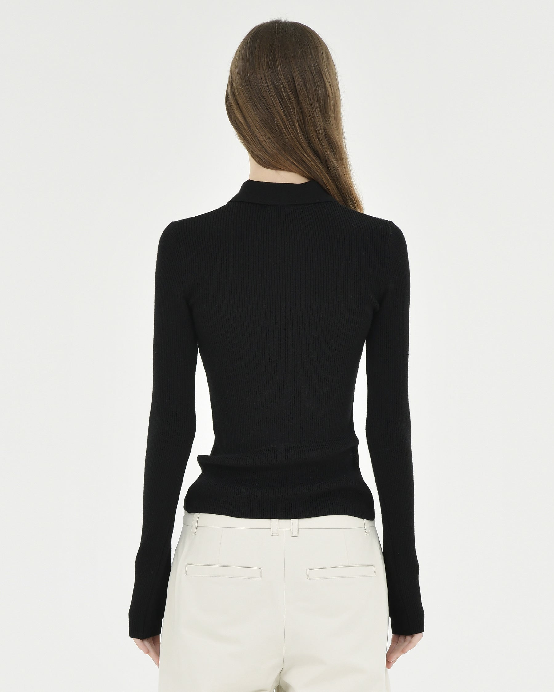 Brownyard - Collar Cardigan (Black) product image 2 | TRAB K-Fashion Australia