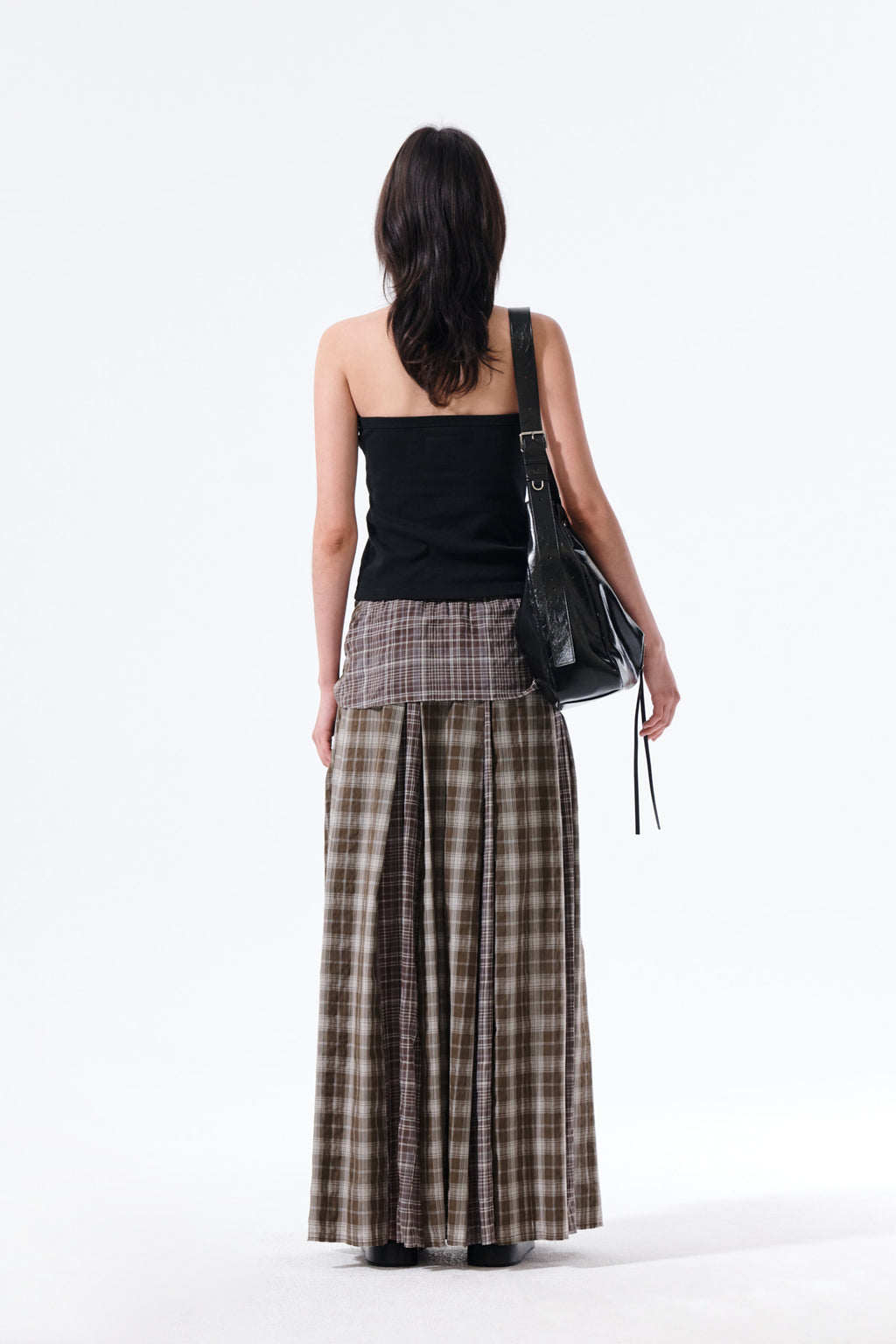 Matin Kim - Label Detail Halter Tank Top (Black) product image 7 | TRAB K-Fashion Australia