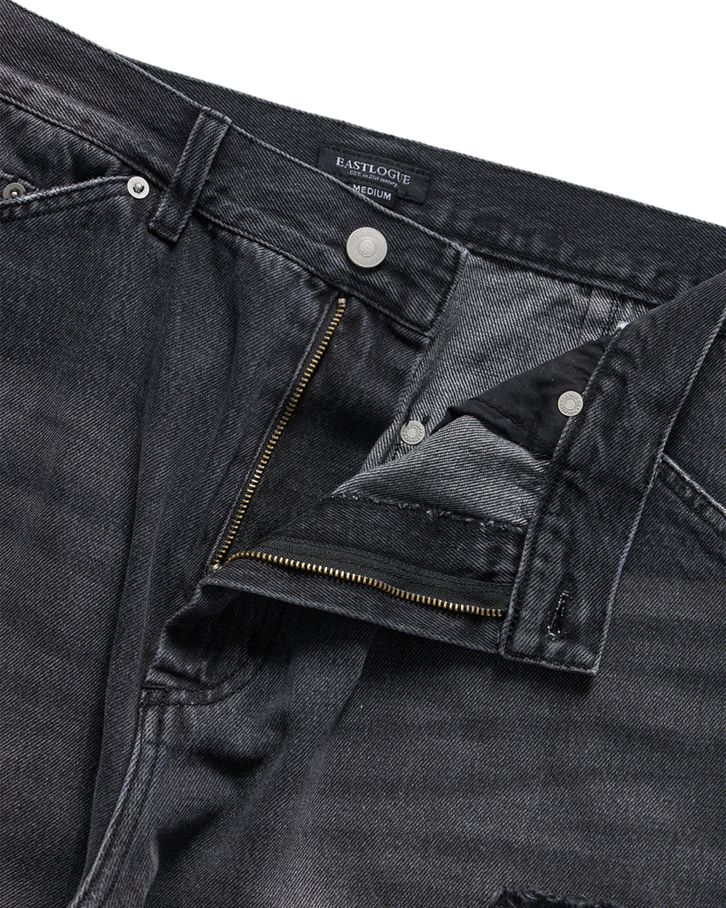 Eastlogue - Damaged Carpenter Pants (Vintage Black) product image 7 | TRAB K-Fashion Australia