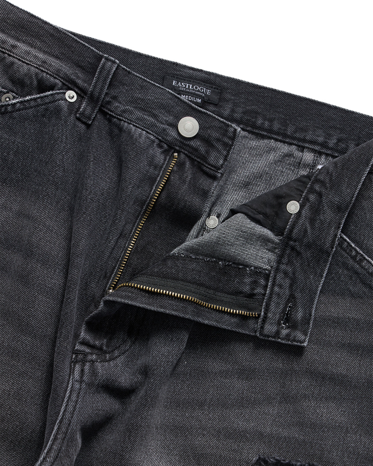 Eastlogue - Damaged Carpenter Pants (Vintage Black) product image 7 | TRAB K-Fashion Australia