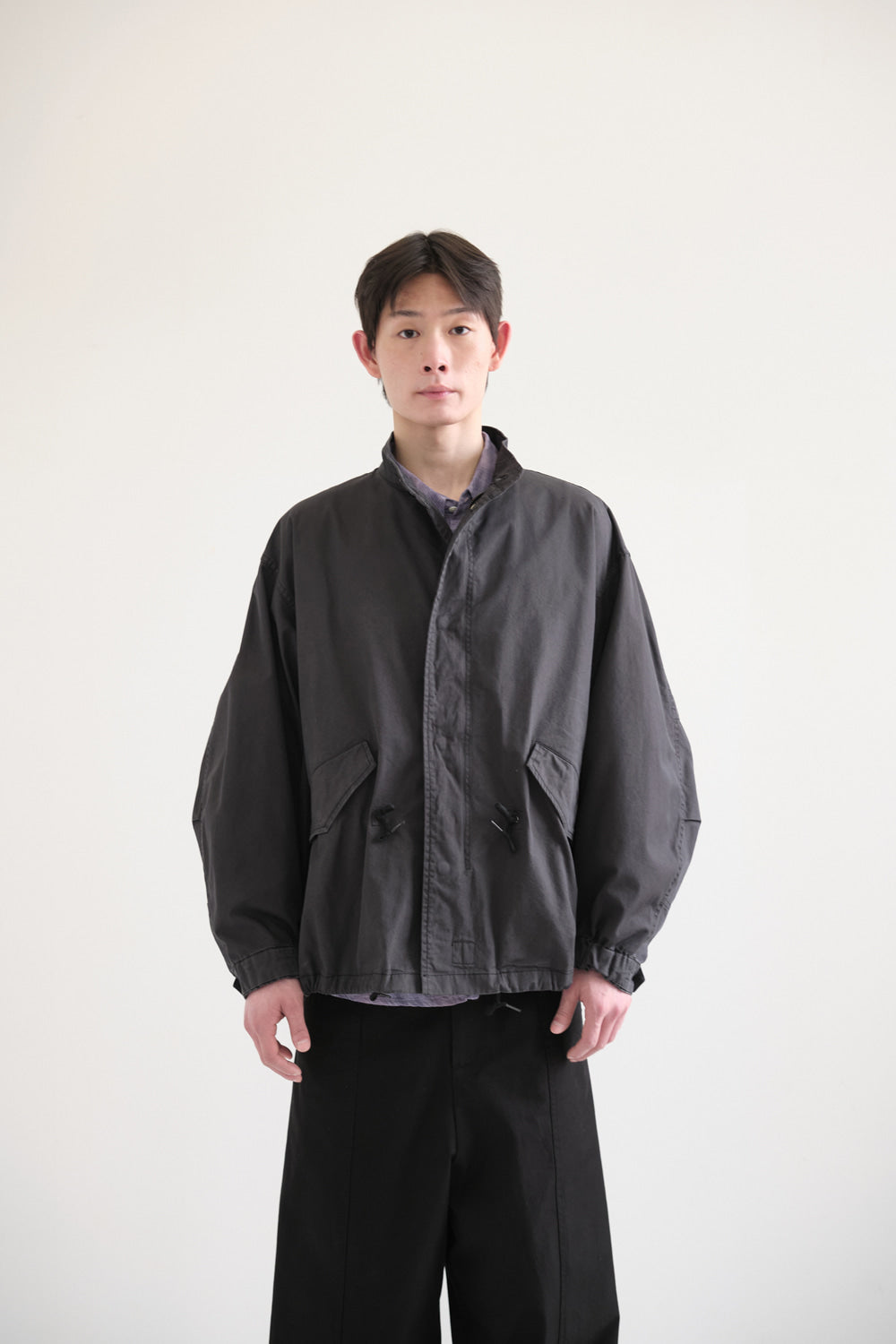 Hatchingroom - Short Mods Parka (Purple Black) product image 12 | TRAB K-Fashion Australia