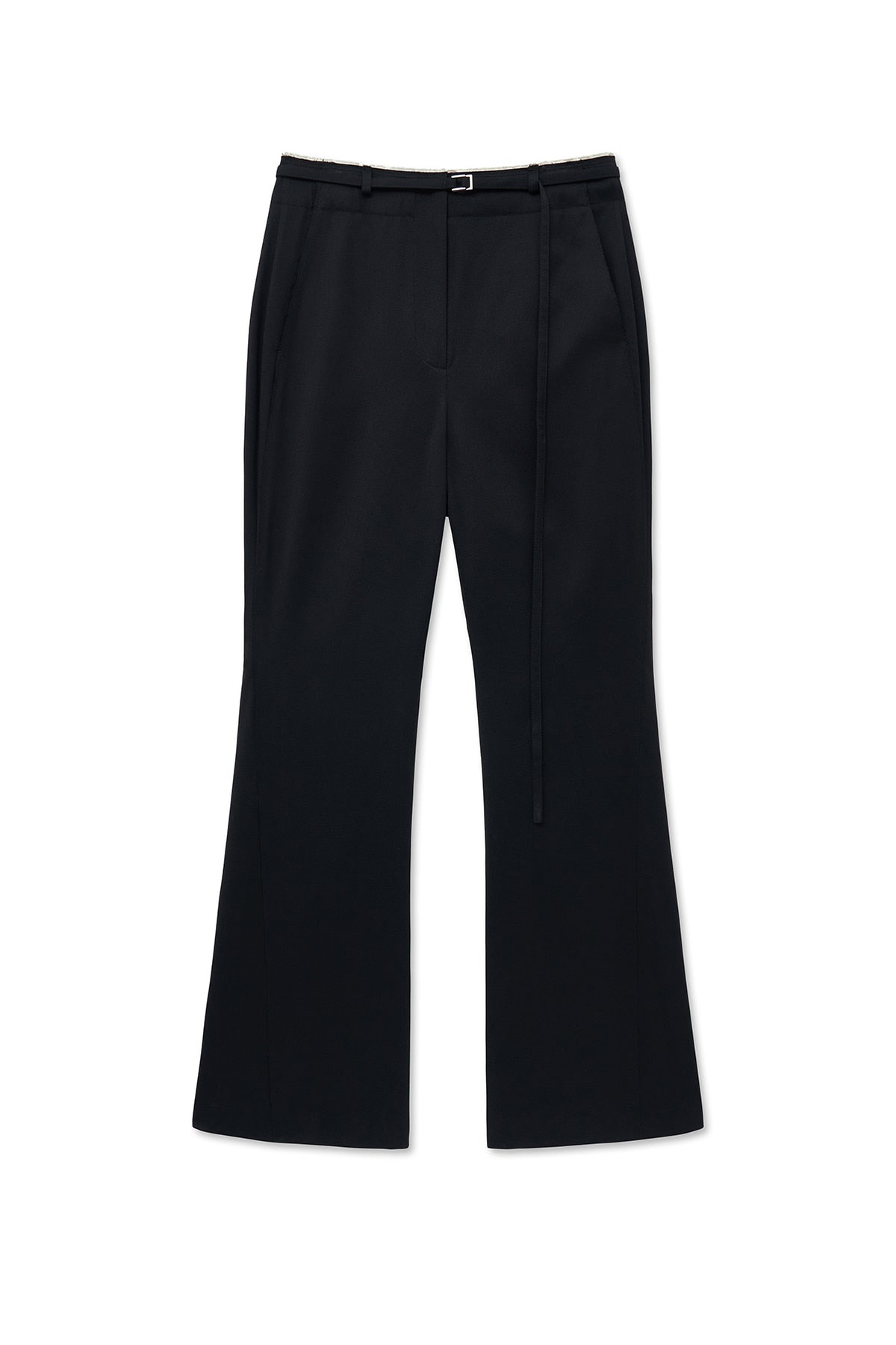 Matin Kim - Cut Out Point String Trouser (Black) product image 2 | TRAB K-Fashion Australia