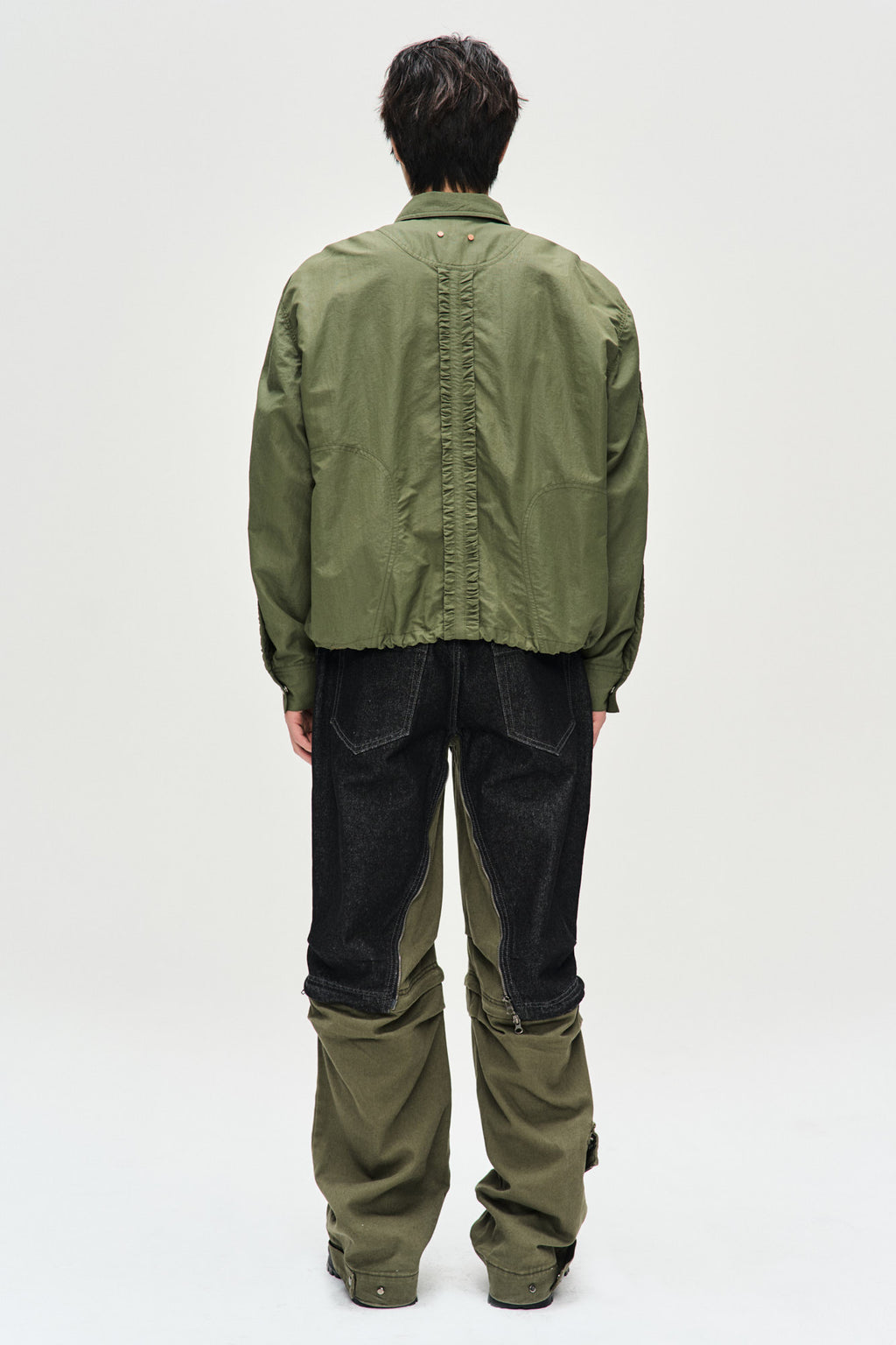 Andersson Bell - Cardin Zip-Up Jacket (Khaki) product image 2 | TRAB K-Fashion Australia