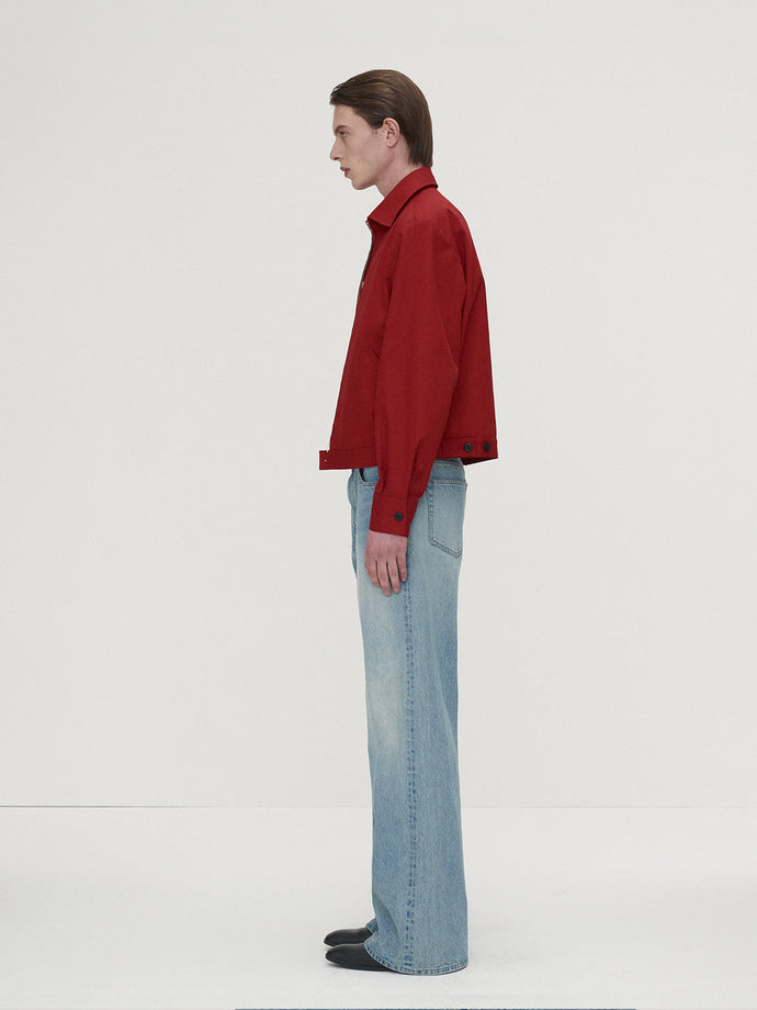 Tonywack - Cotton Twill French Blouson (Red) product image 3 | TRAB K-Fashion Australia