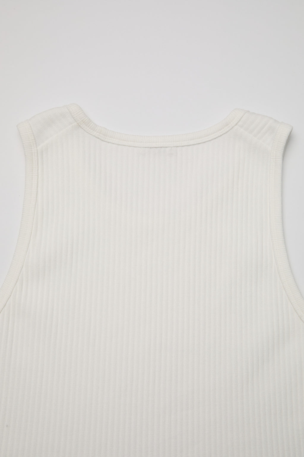 Coor - Scoop-Neck Ribbed Sleeveless (White) product image 6 | TRAB K-Fashion Australia