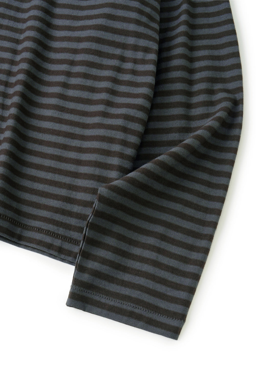 Hatchingroom - Crop Tee Stripe (Brown/Charcoal) product image 4 | TRAB K-Fashion Australia
