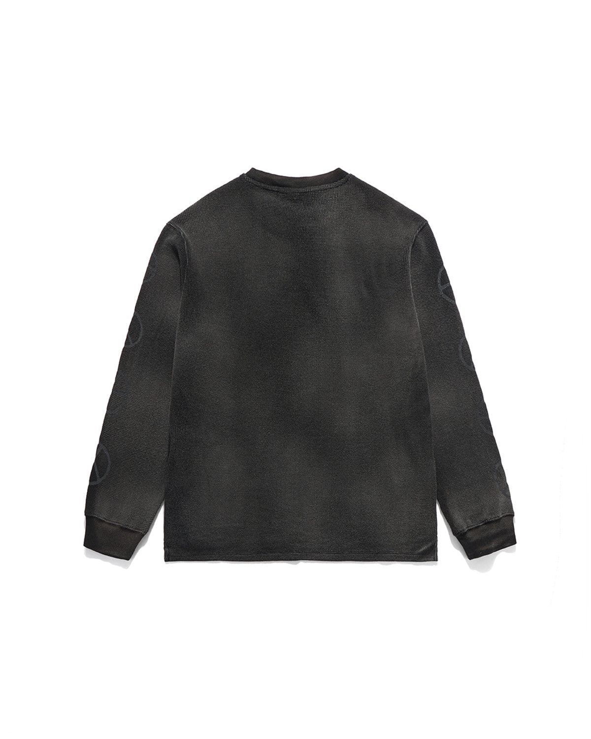 Eastlogue - Bleached Peace Symbol L.s T-shirts (Black) product image 7 | TRAB K-Fashion Australia