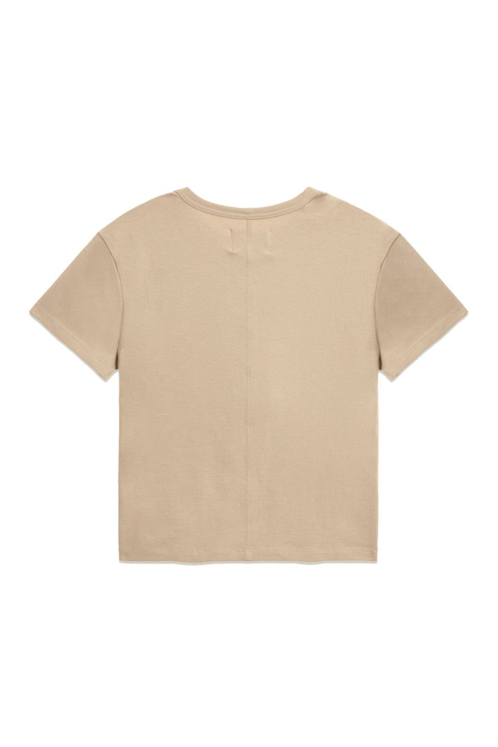 Matin Kim - Mini Label Shirring Top (Beige) product image 2 | TRAB K-Fashion Australia