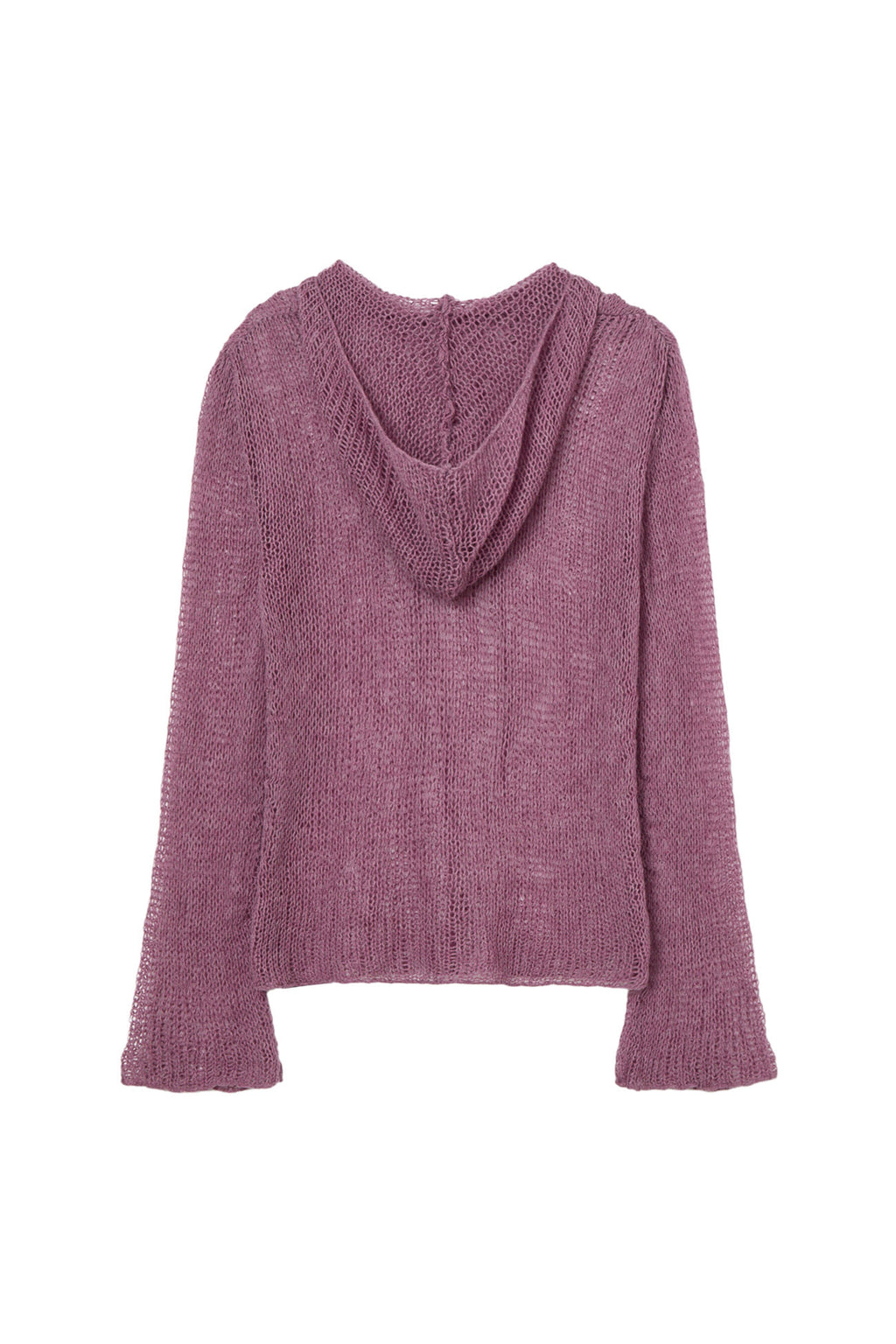 Deinet - Loose Mesh Knit Hoodie (Purple) product image 2 | TRAB K-Fashion Australia