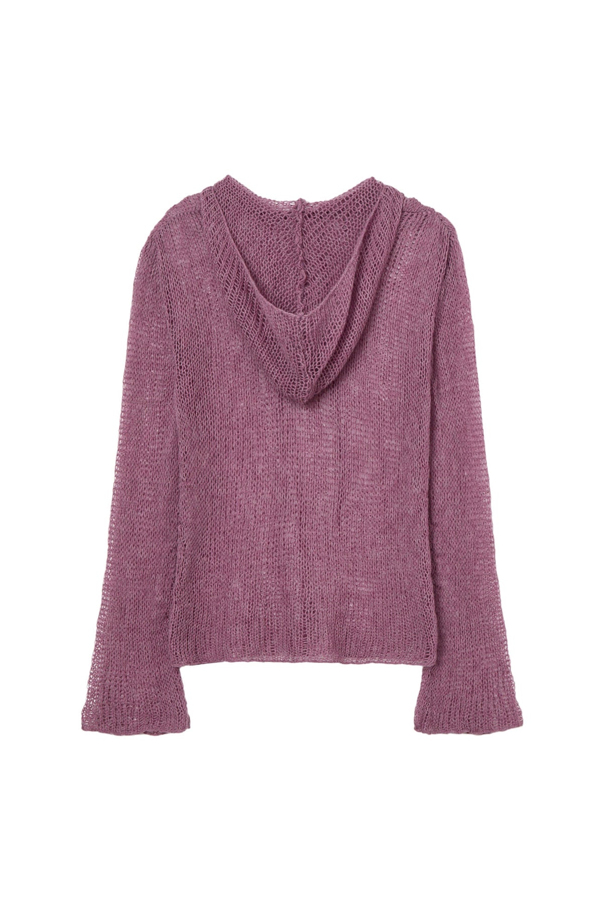 Deinet - Loose Mesh Knit Hoodie (Purple) product image 2 | TRAB K-Fashion Australia