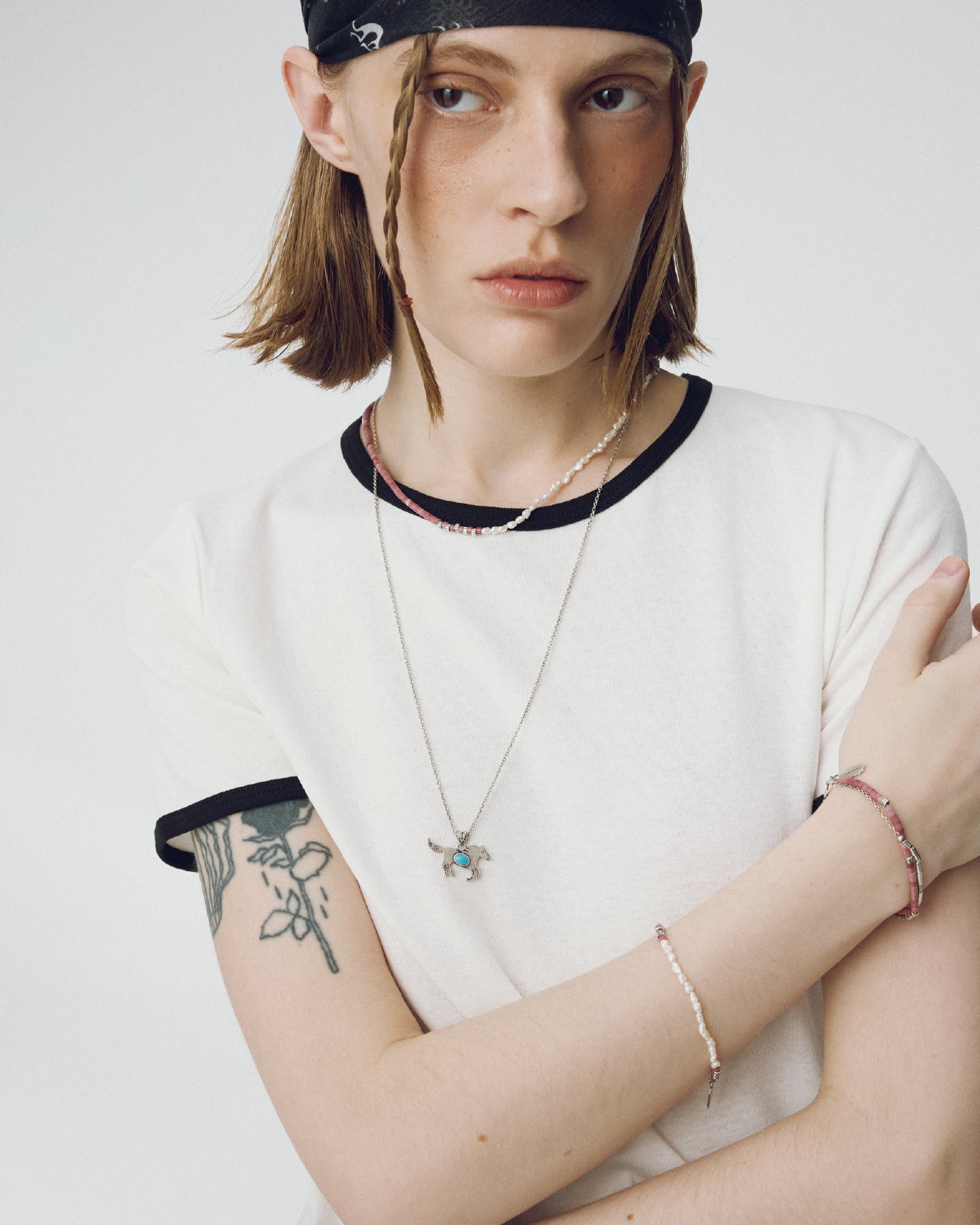 Numbering - Horse Turquoise Pendant Necklace #6763 product image 3 | TRAB K-Fashion Australia