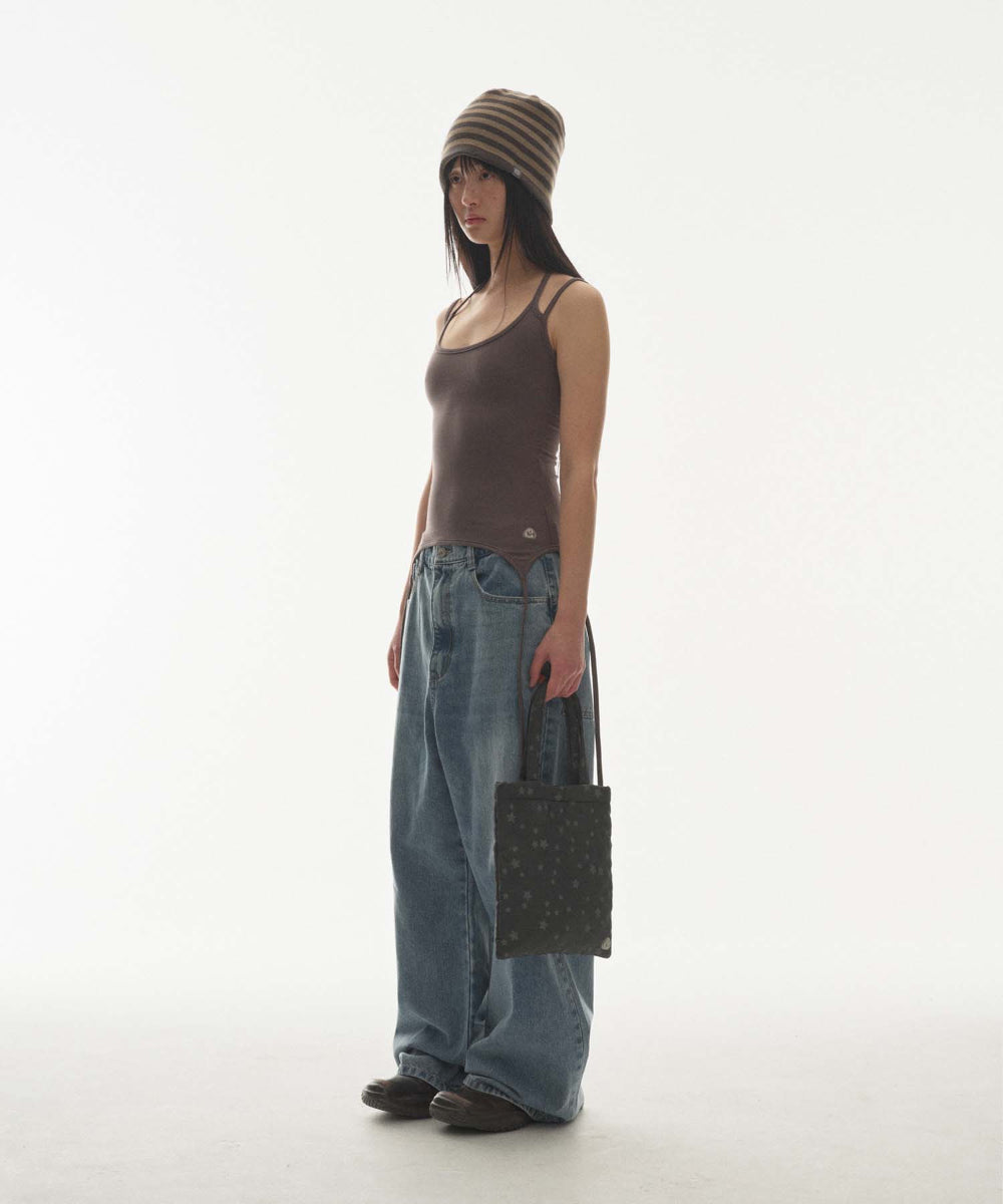 Coyseio - Dual Stripe Beanie (Mud Khaki) product image 4 | TRAB K-Fashion Australia