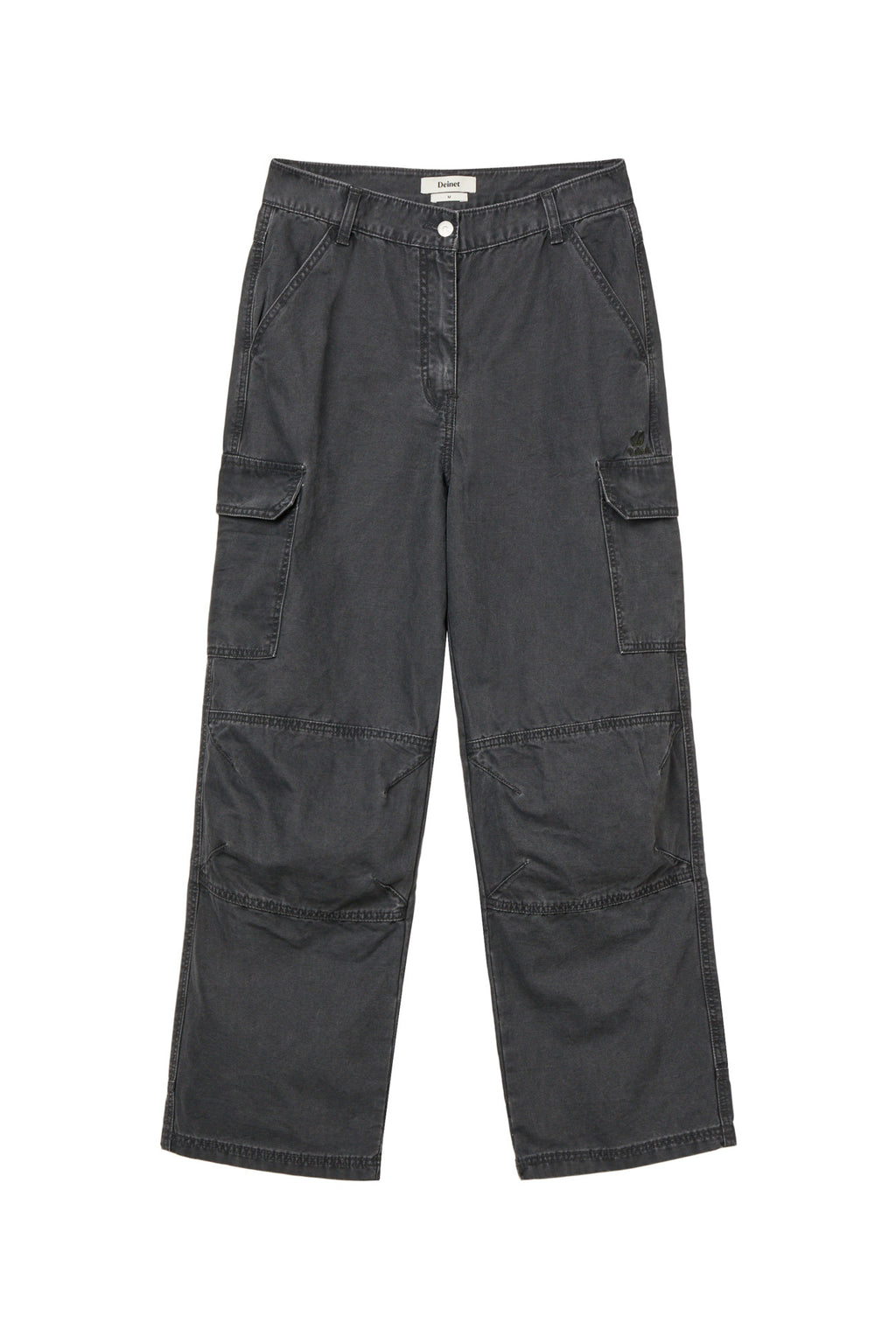 Deinet - Vintage Washed Cargo Pants (Charcoal) product image 1 | TRAB K-Fashion Australia