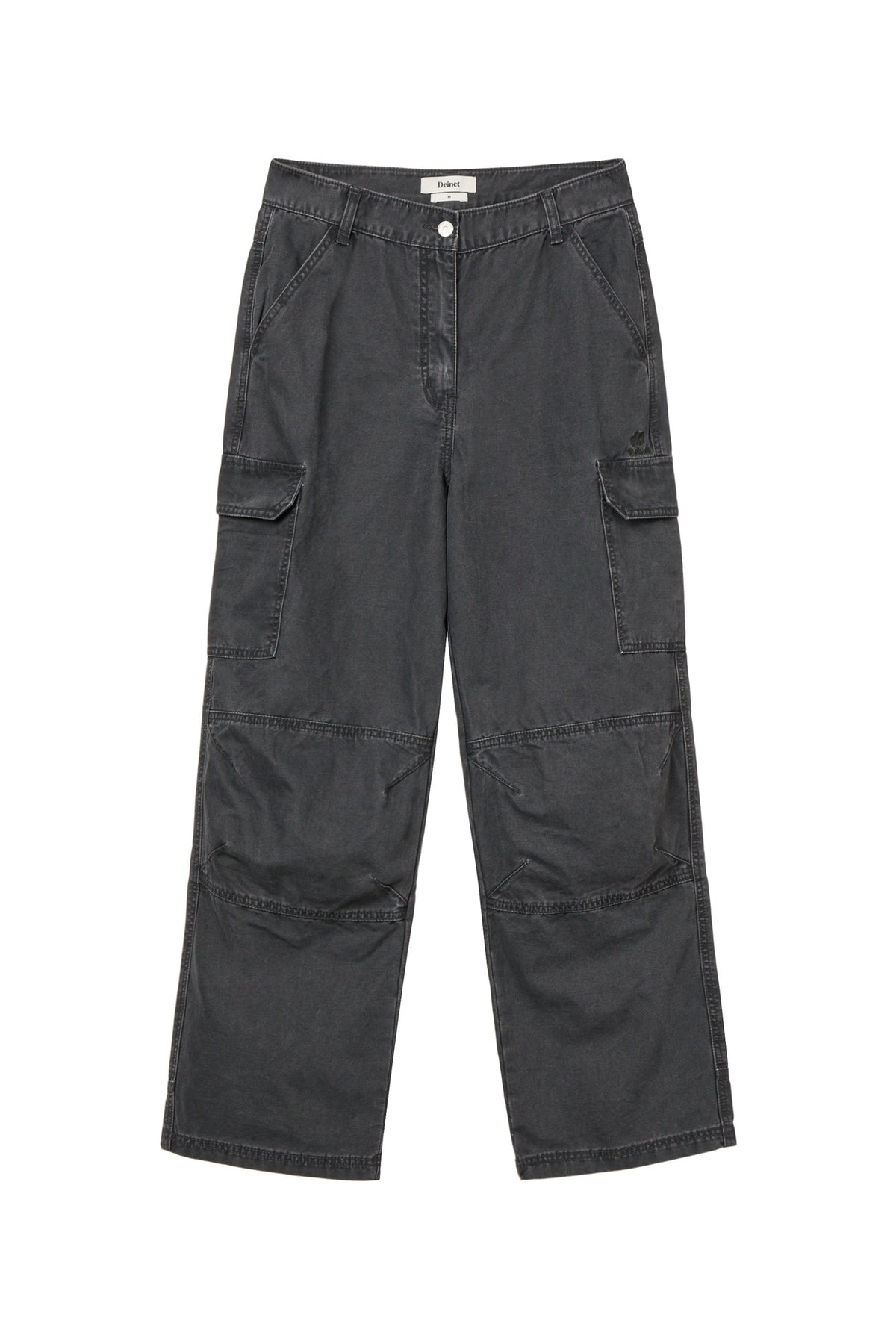 Deinet - Vintage Washed Cargo Pants (Charcoal) product image 1 | TRAB K-Fashion Australia
